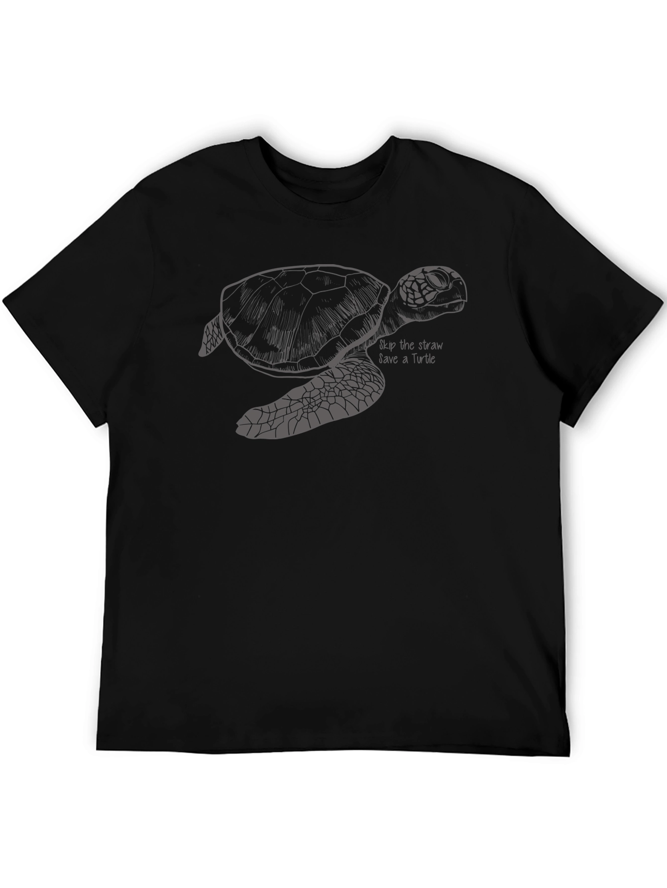 Save a Turtle Black Tee
