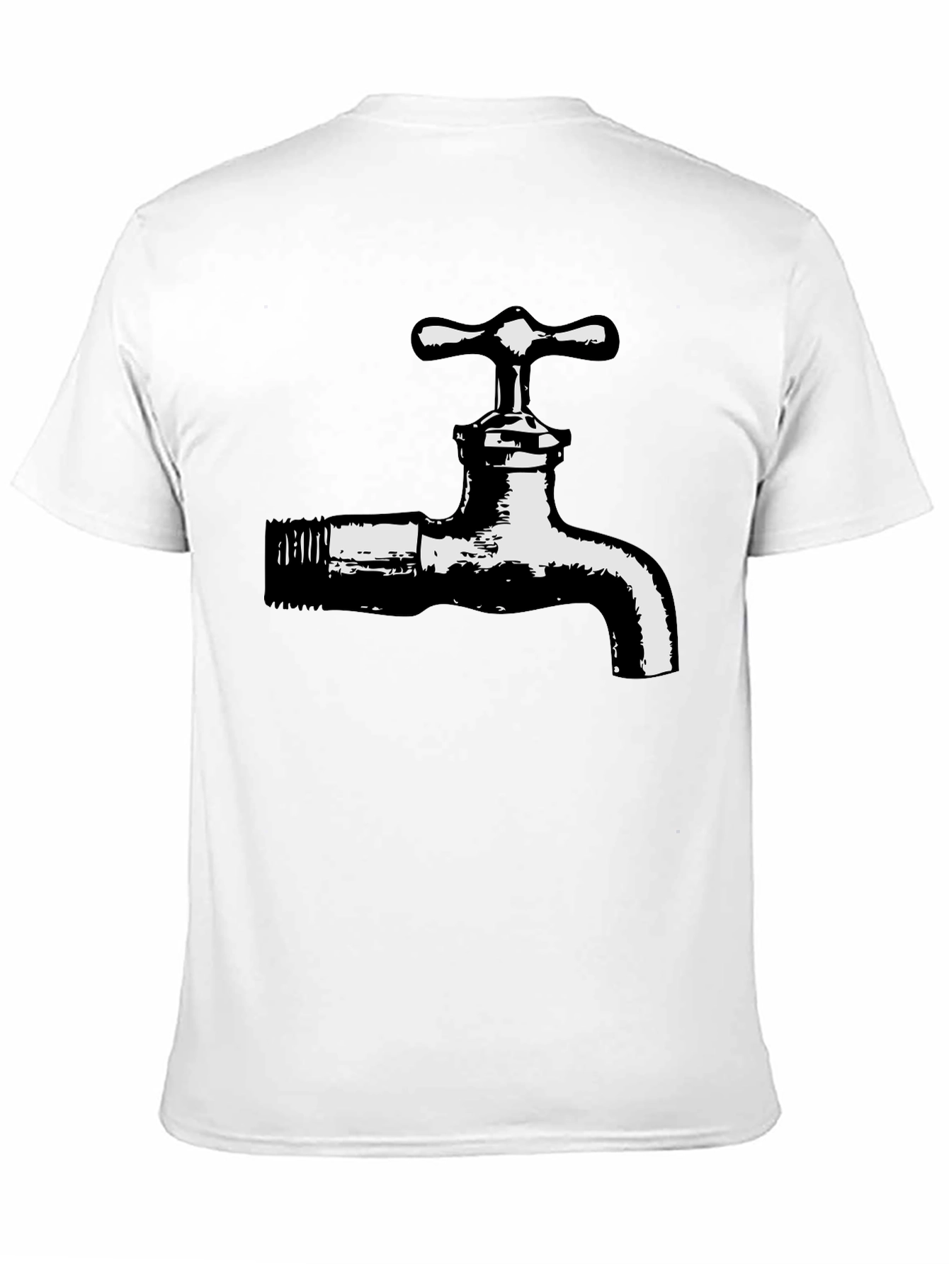 Faucet Graphic T-Shirt - Black