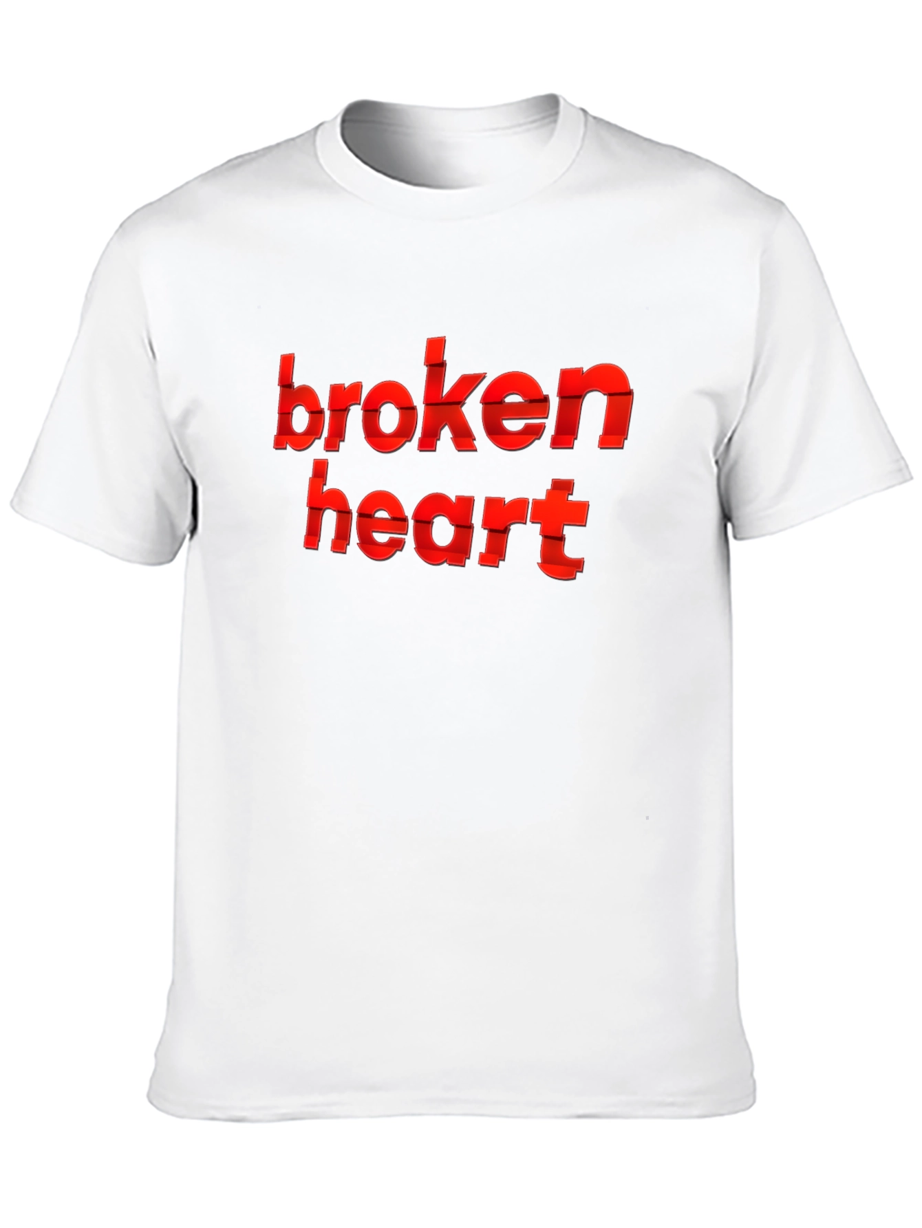 Broken Heart Graphic Tee - Trendy Style