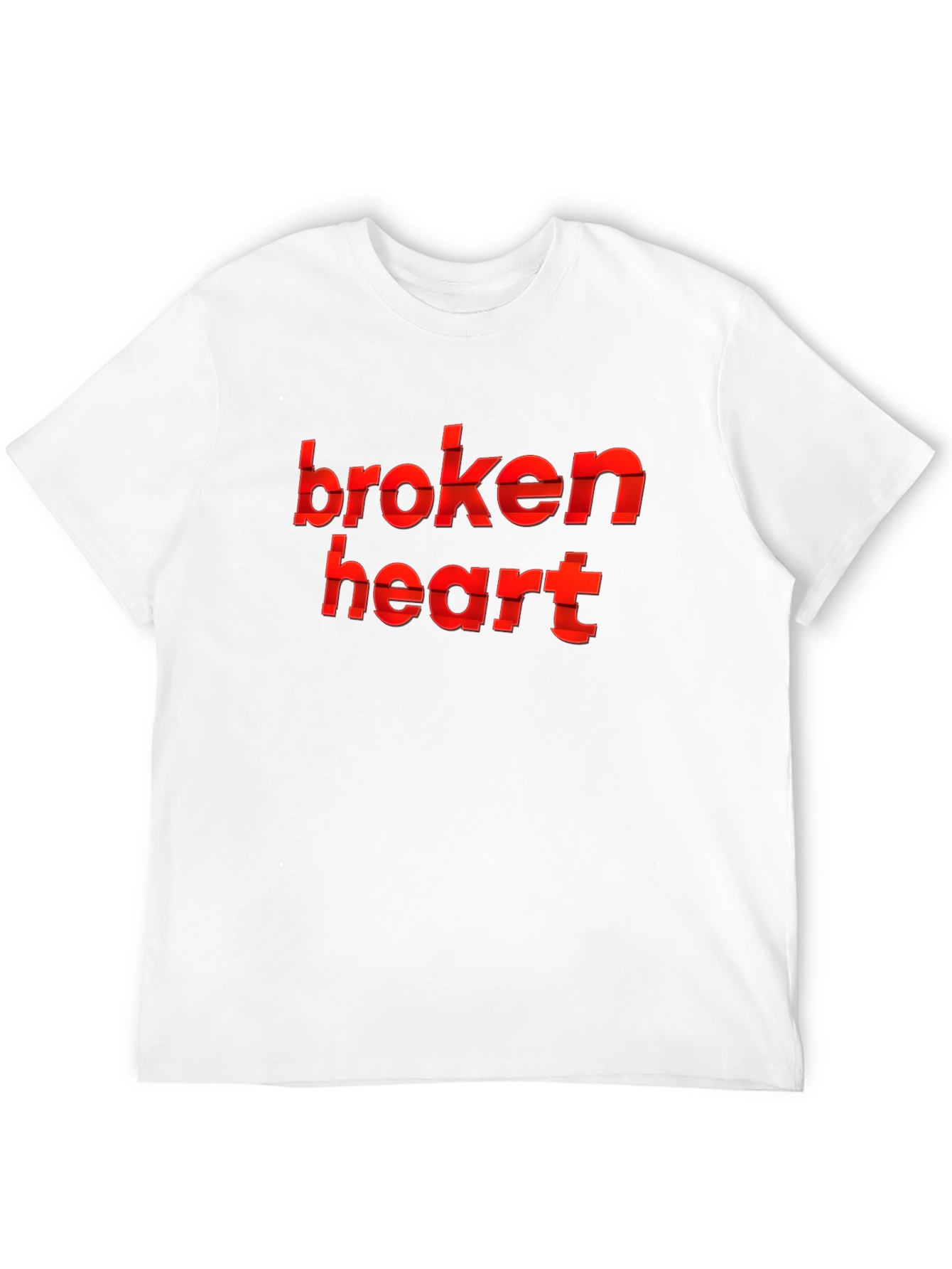 Broken Heart Graphic Tee - Trendy Style