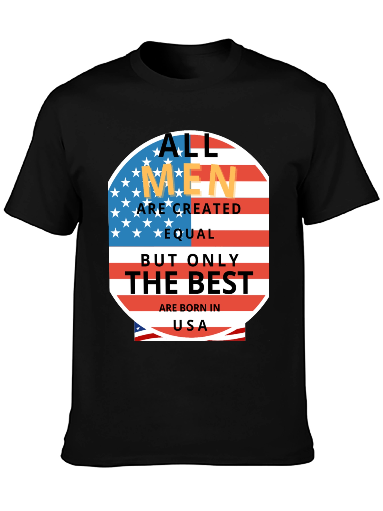 All Men Are Created Equal USA T-Shirt