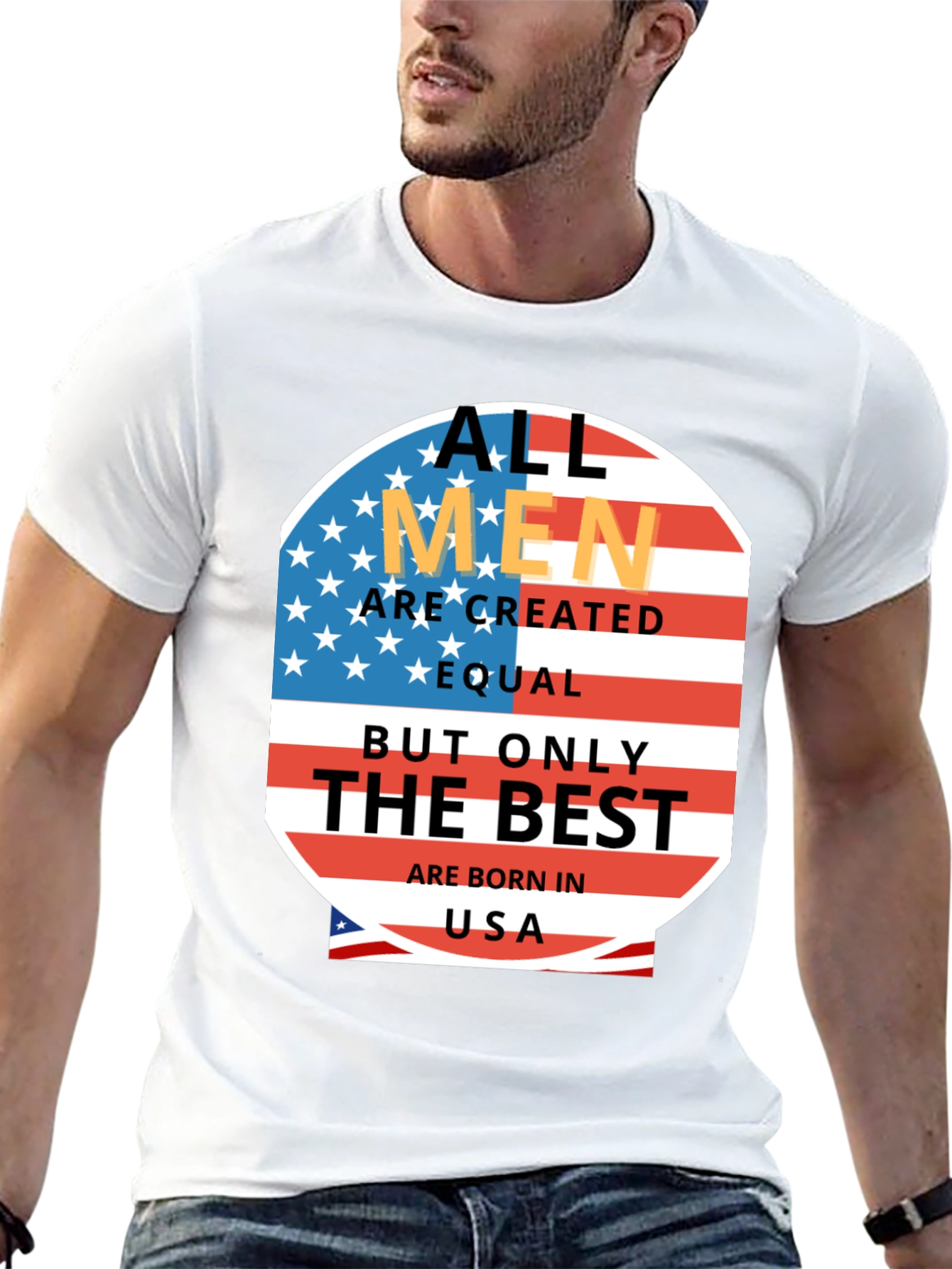 All Men Are Created Equal USA T-Shirt