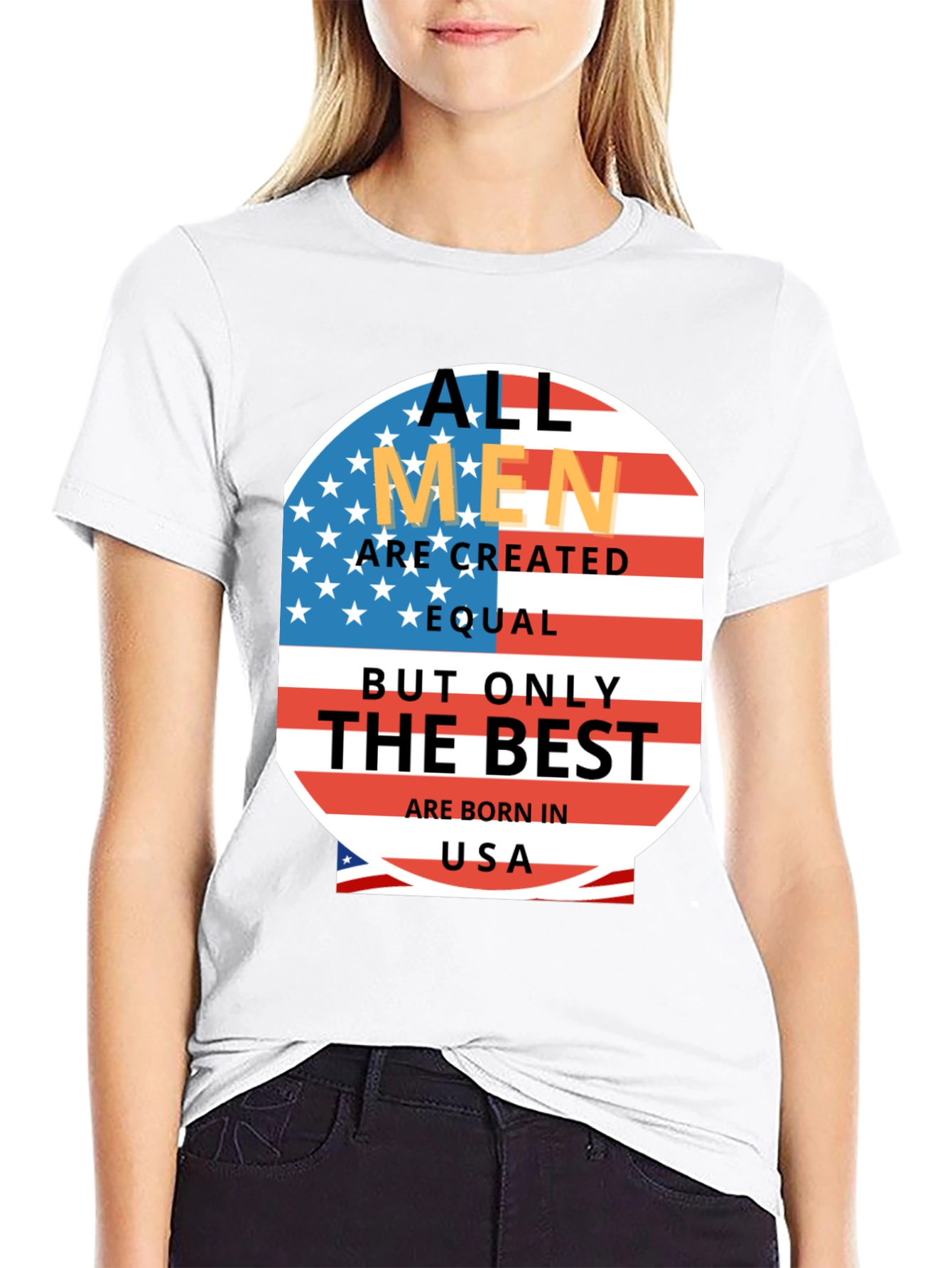 All Men Are Created Equal USA T-Shirt