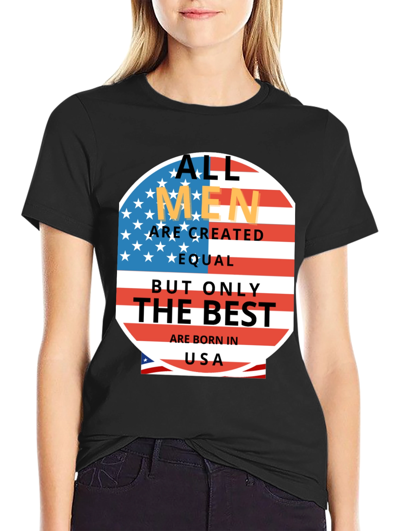 All Men Are Created Equal USA T-Shirt