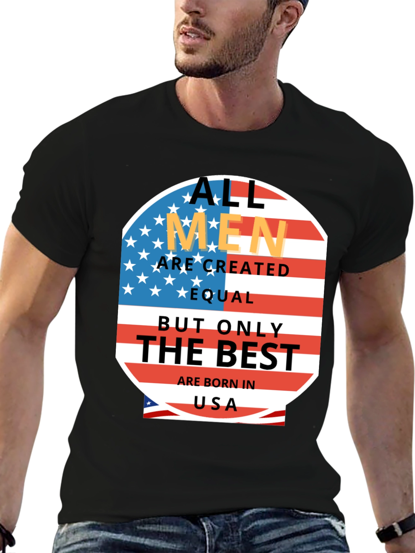 All Men Are Created Equal USA T-Shirt