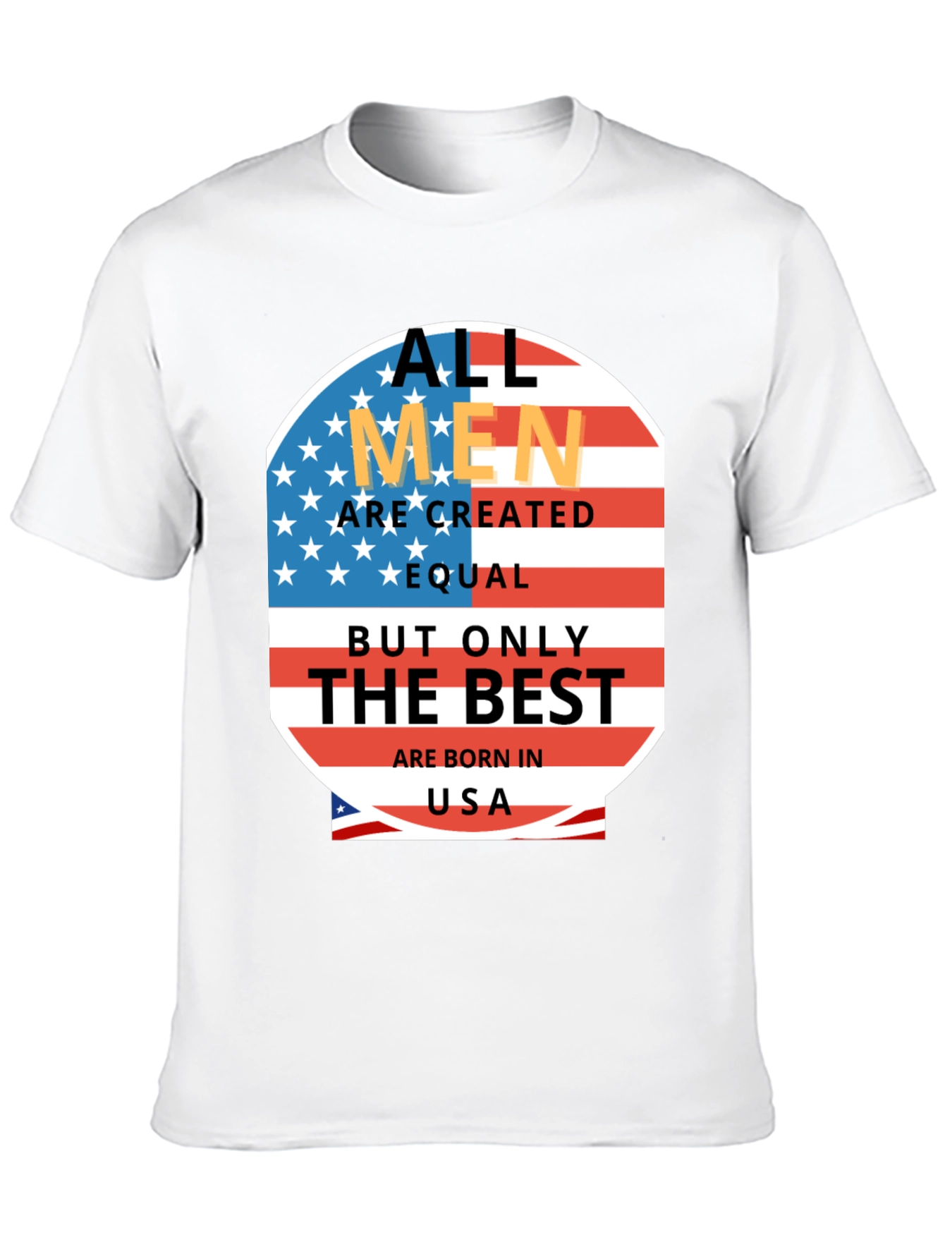 All Men Are Created Equal USA T-Shirt