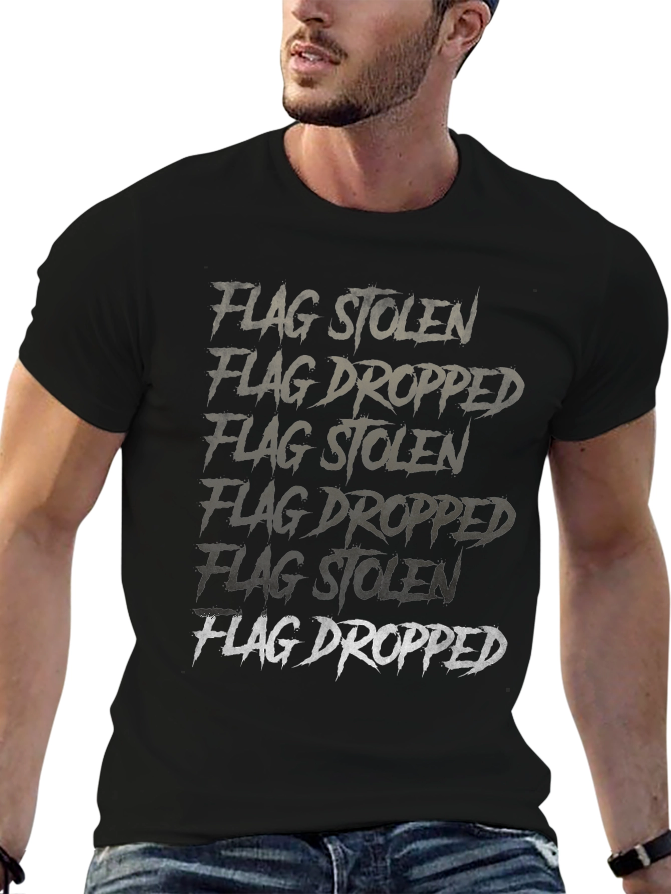 Flag Stolen Dropped Graphic T-Shirt