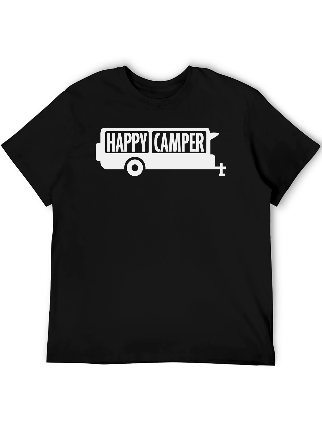 Happy Camper Graphic Tee - Camping Adventure