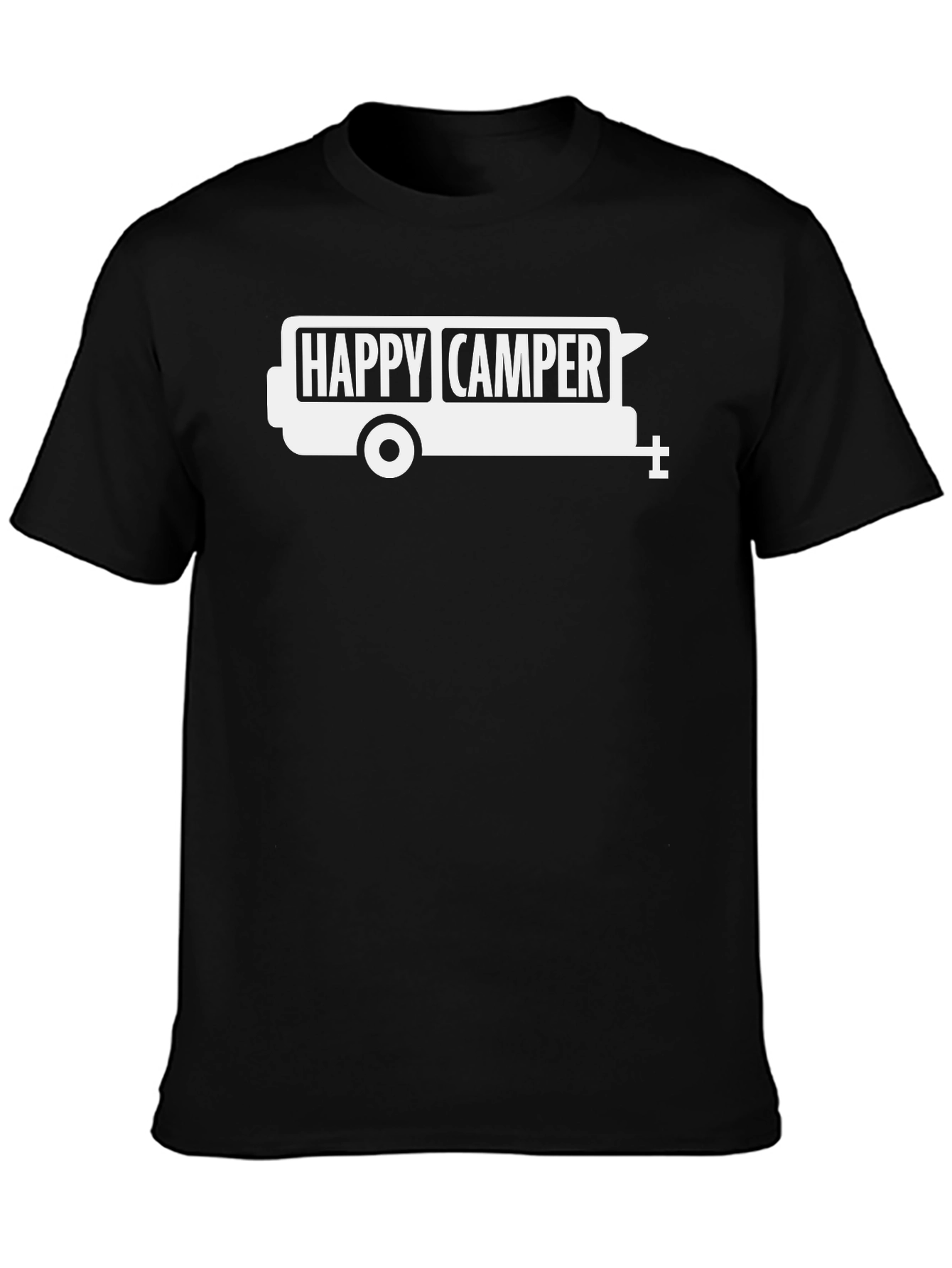 Happy Camper Graphic Tee - Camping Adventure