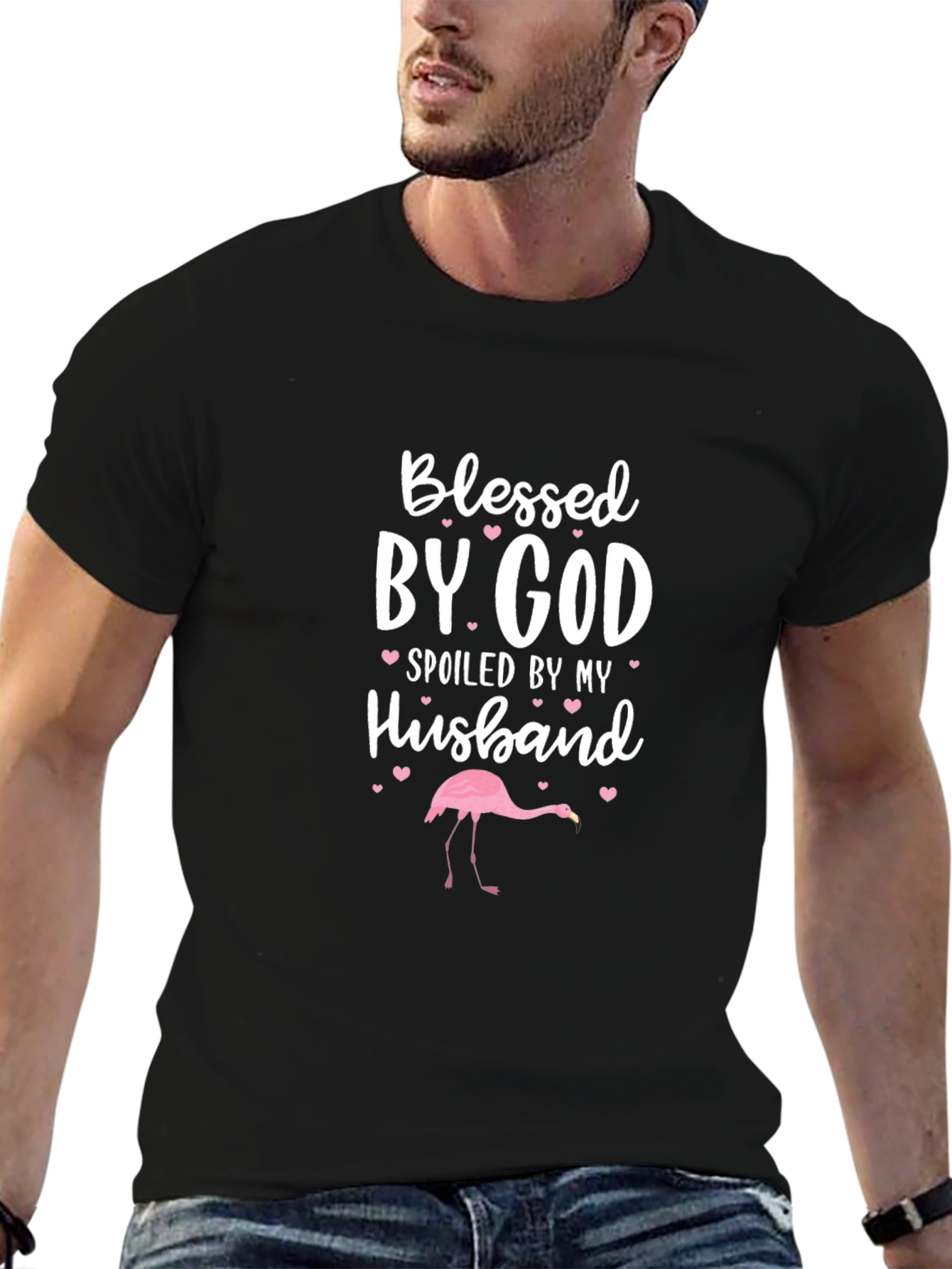 Blessed By God Spoiled By My Husband T-Shirt