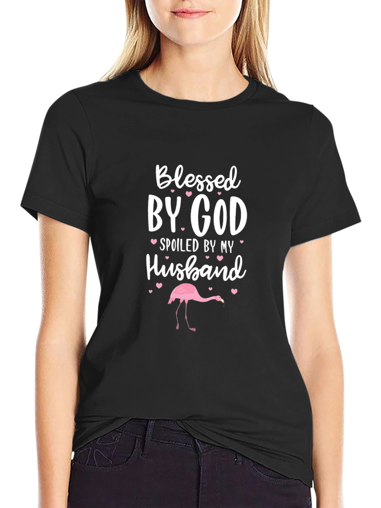 Blessed By God Spoiled By My Husband T-Shirt