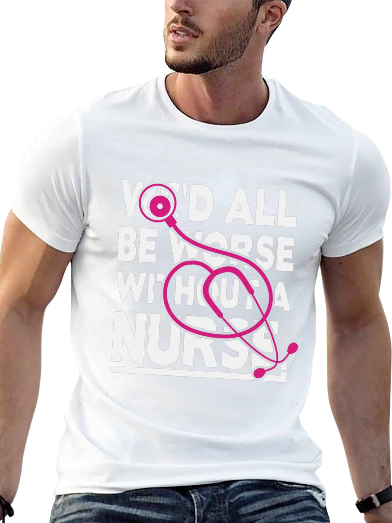 Nurse Appreciation Graphic Tee - Black