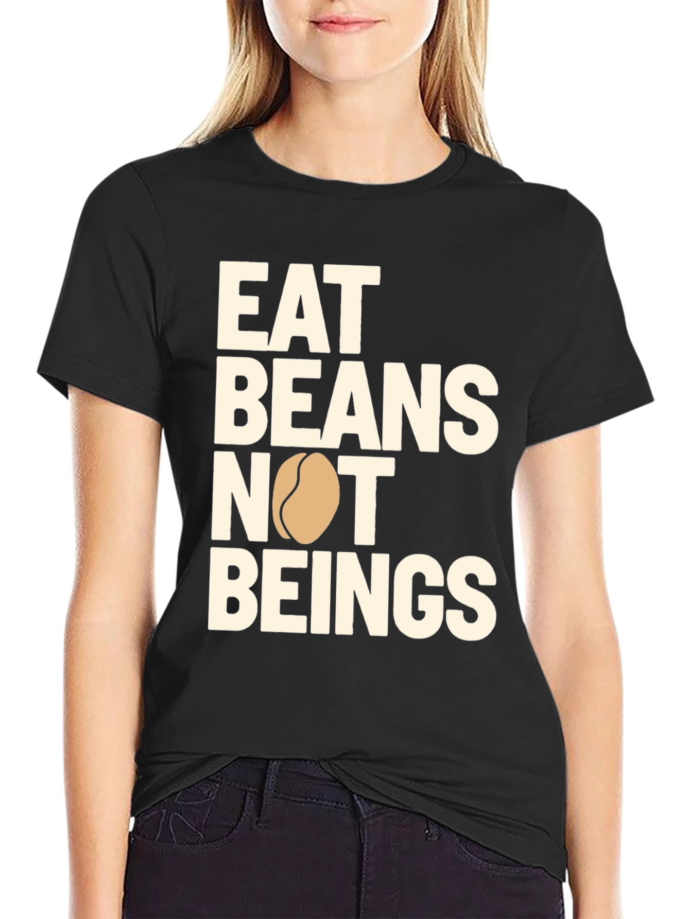 Eat Beans Not Beings Graphic Tee