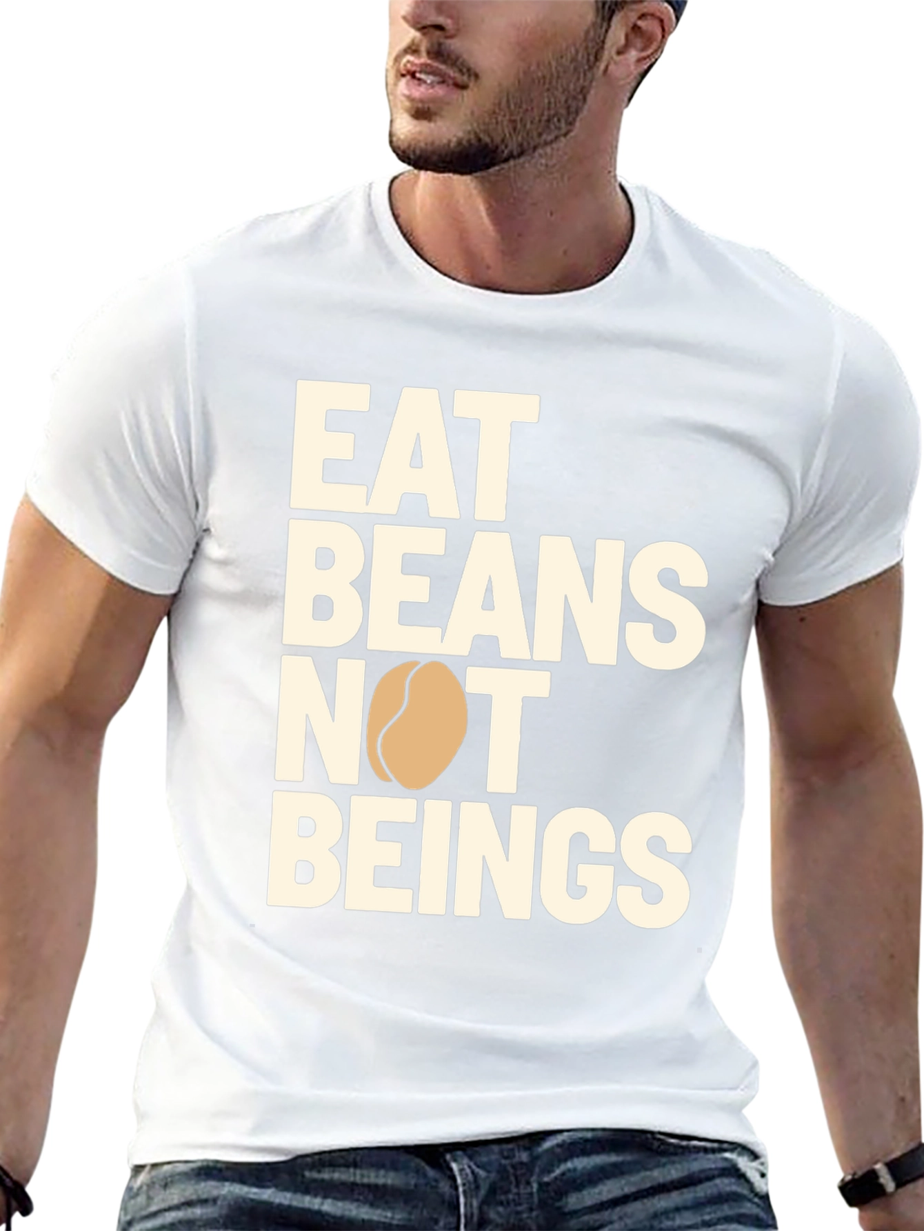 Eat Beans Not Beings Graphic Tee