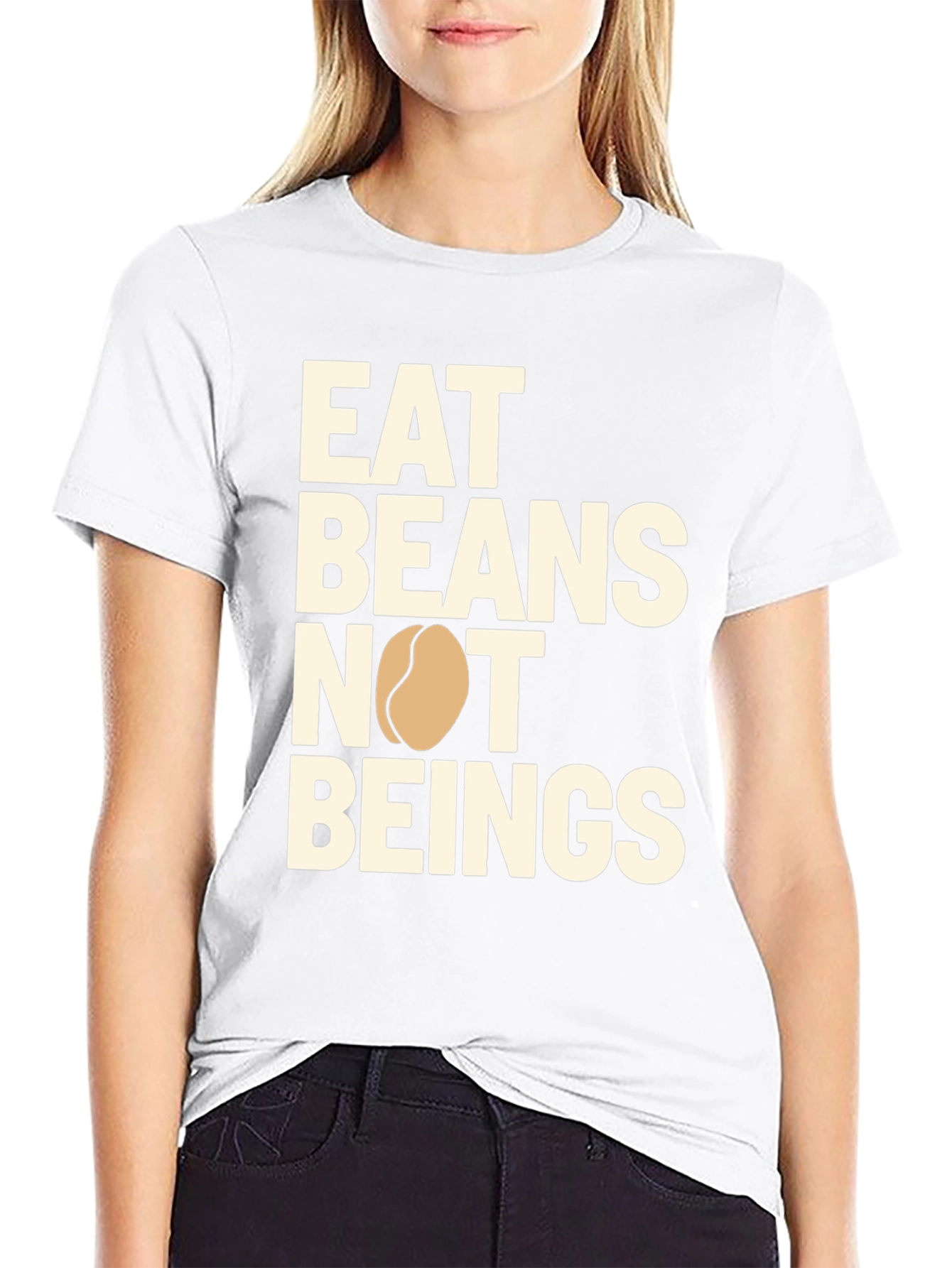 Eat Beans Not Beings Graphic Tee