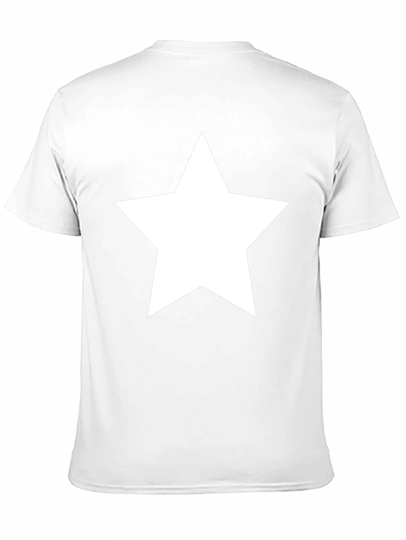 Bold Star Graphic T-Shirt - Classic Crew Neck