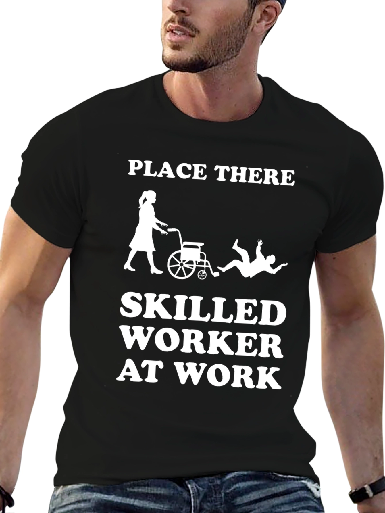Skilled Worker At Work Graphic T-Shirt
