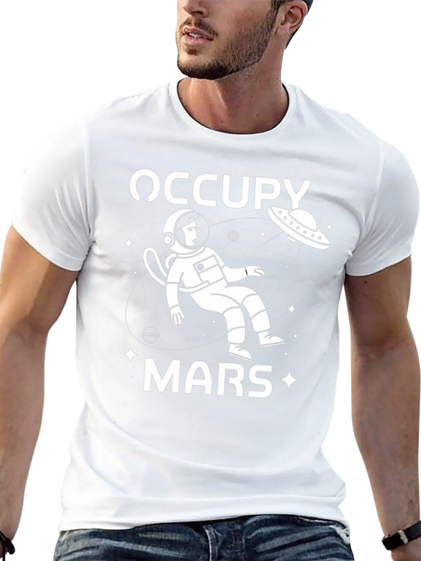 Occupy Mars Graphic T-Shirt