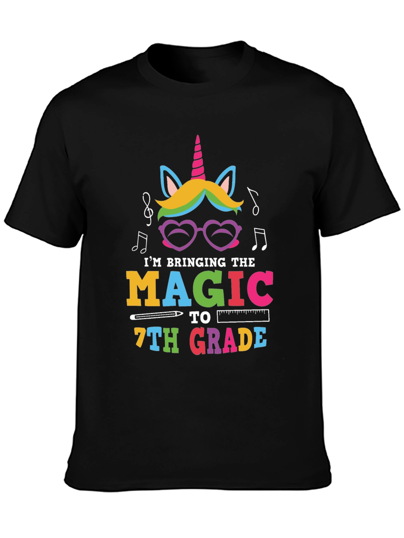 Magic 7th Grade Unicorn Teacher Shirt