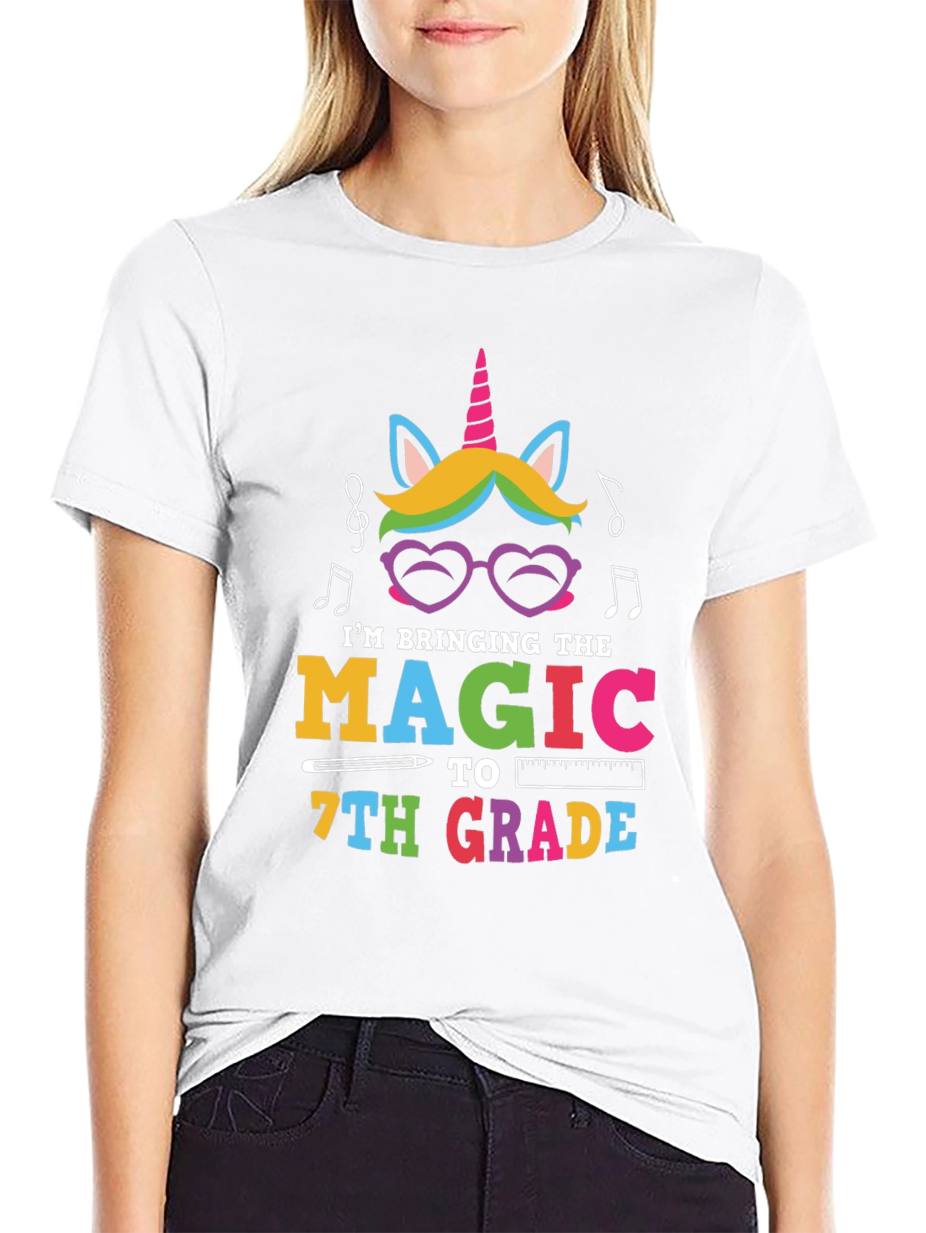 Magic 7th Grade Unicorn Teacher Shirt