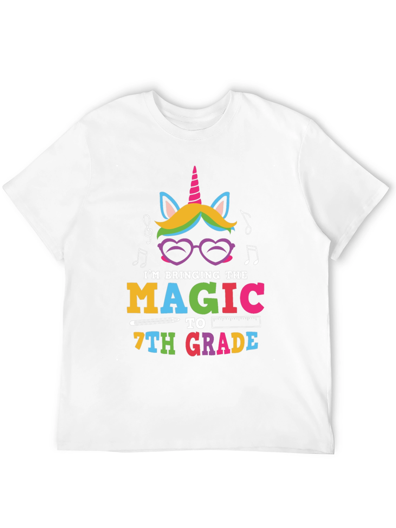 Magic 7th Grade Unicorn Teacher Shirt