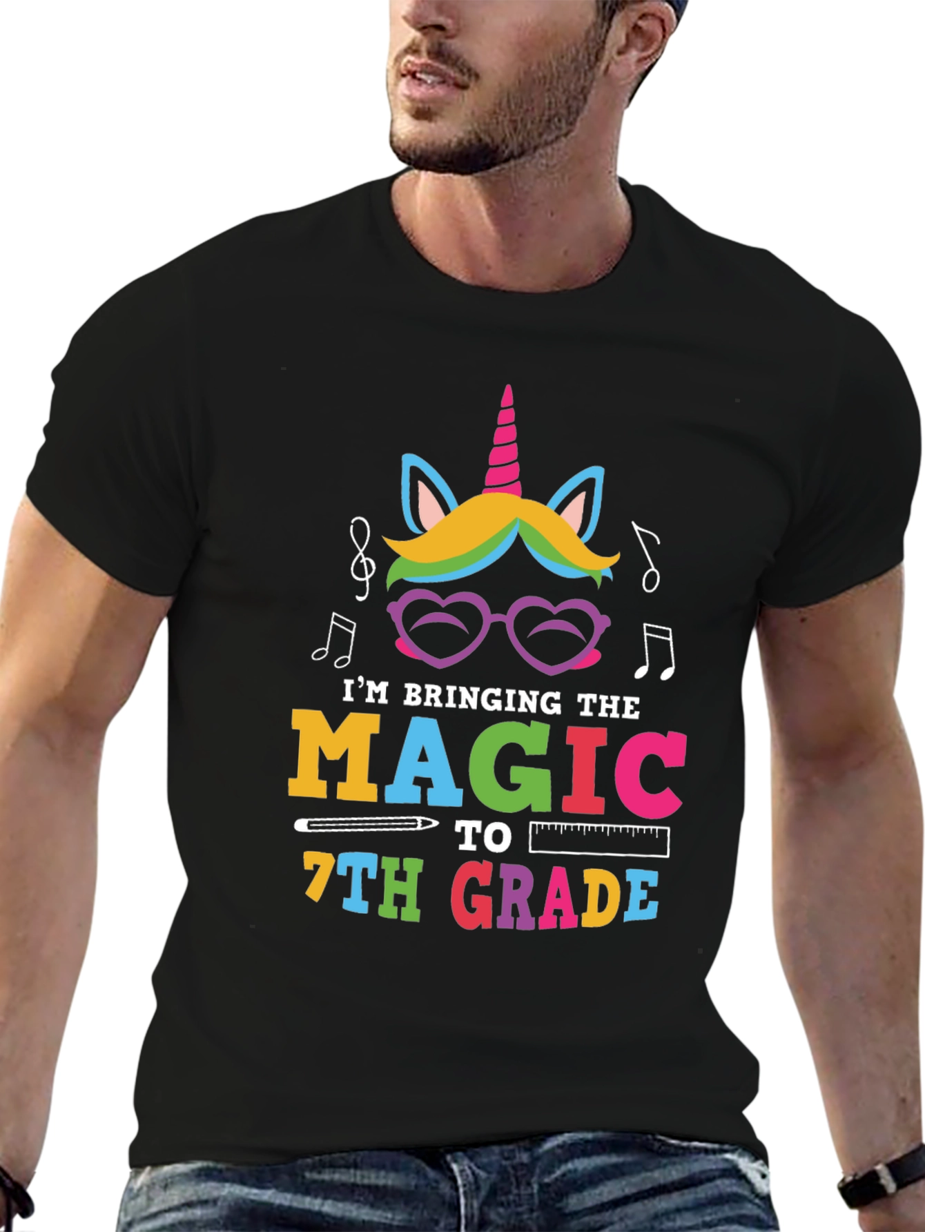 Magic 7th Grade Unicorn Teacher Shirt