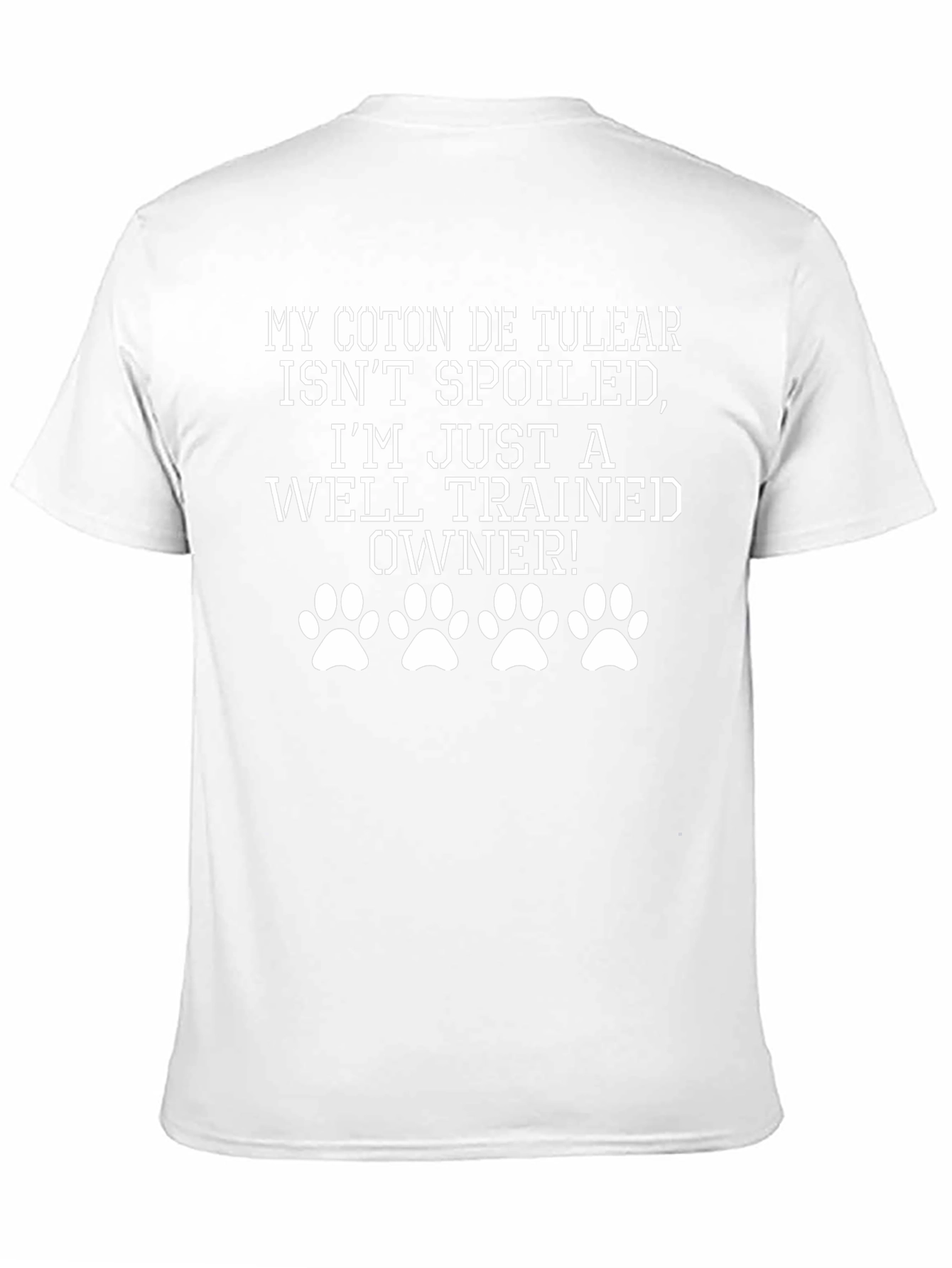 Coton de Tulear Owner T-Shirt - Well Trained!