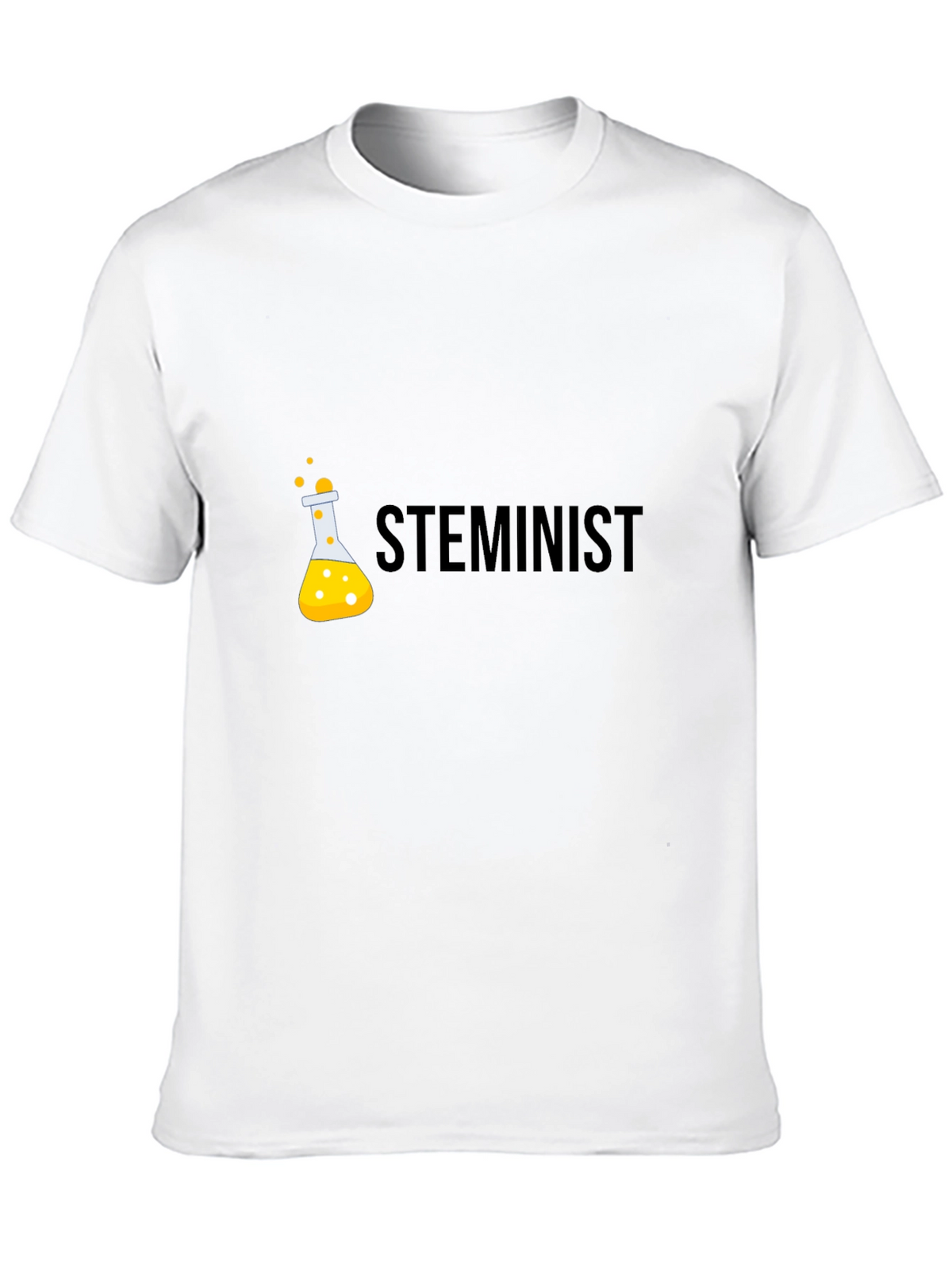 STEMinist Black T-Shirt - Science & Equality