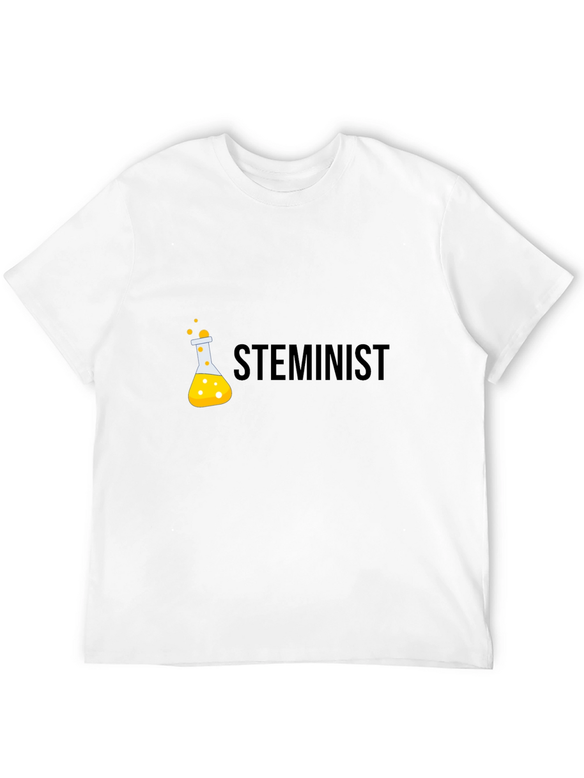 STEMinist Black T-Shirt - Science & Equality