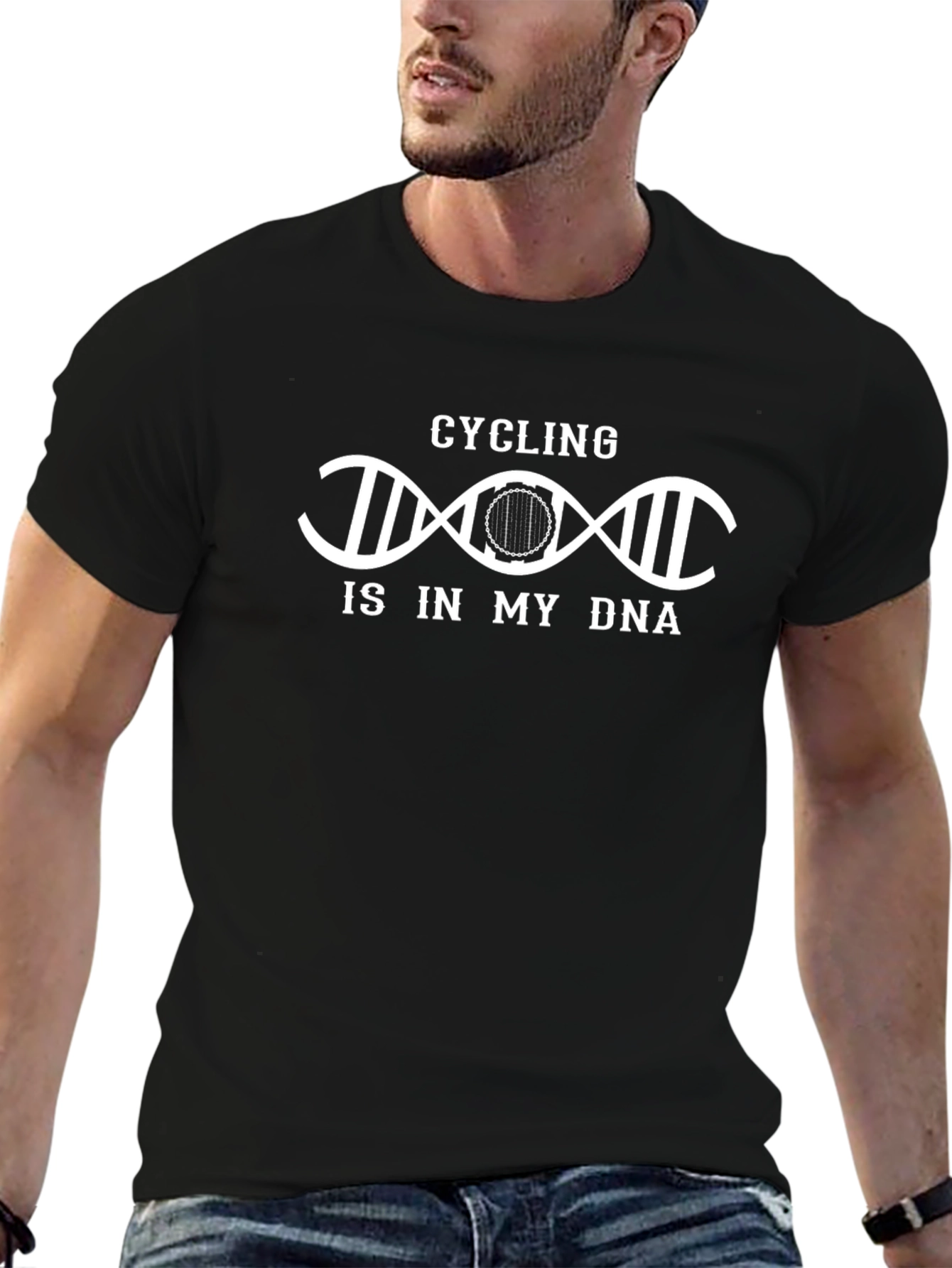 Cycling DNA T-Shirt - Ride On!