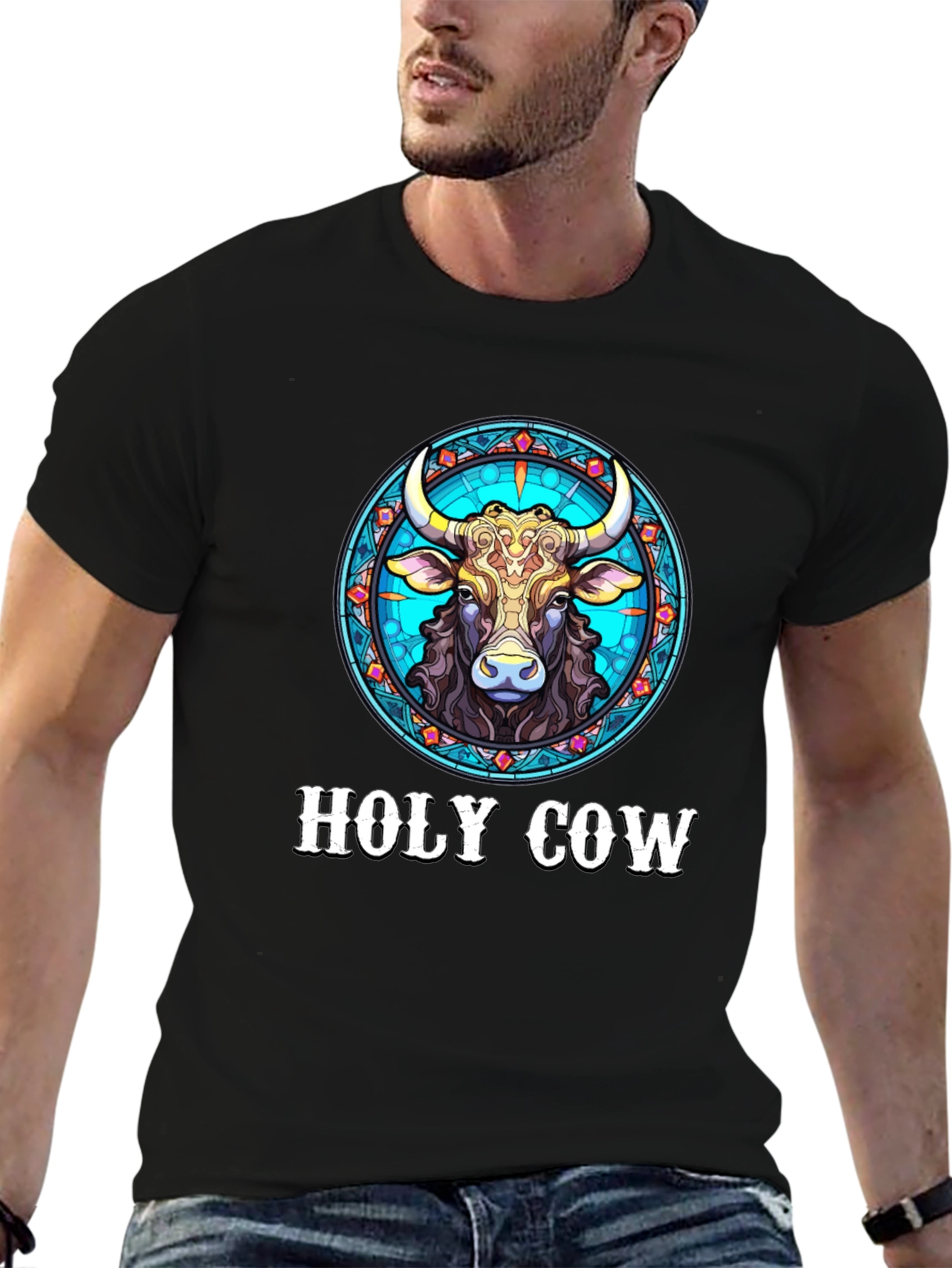 Holy Cow T-Shirt: Zodiac Taurus Design