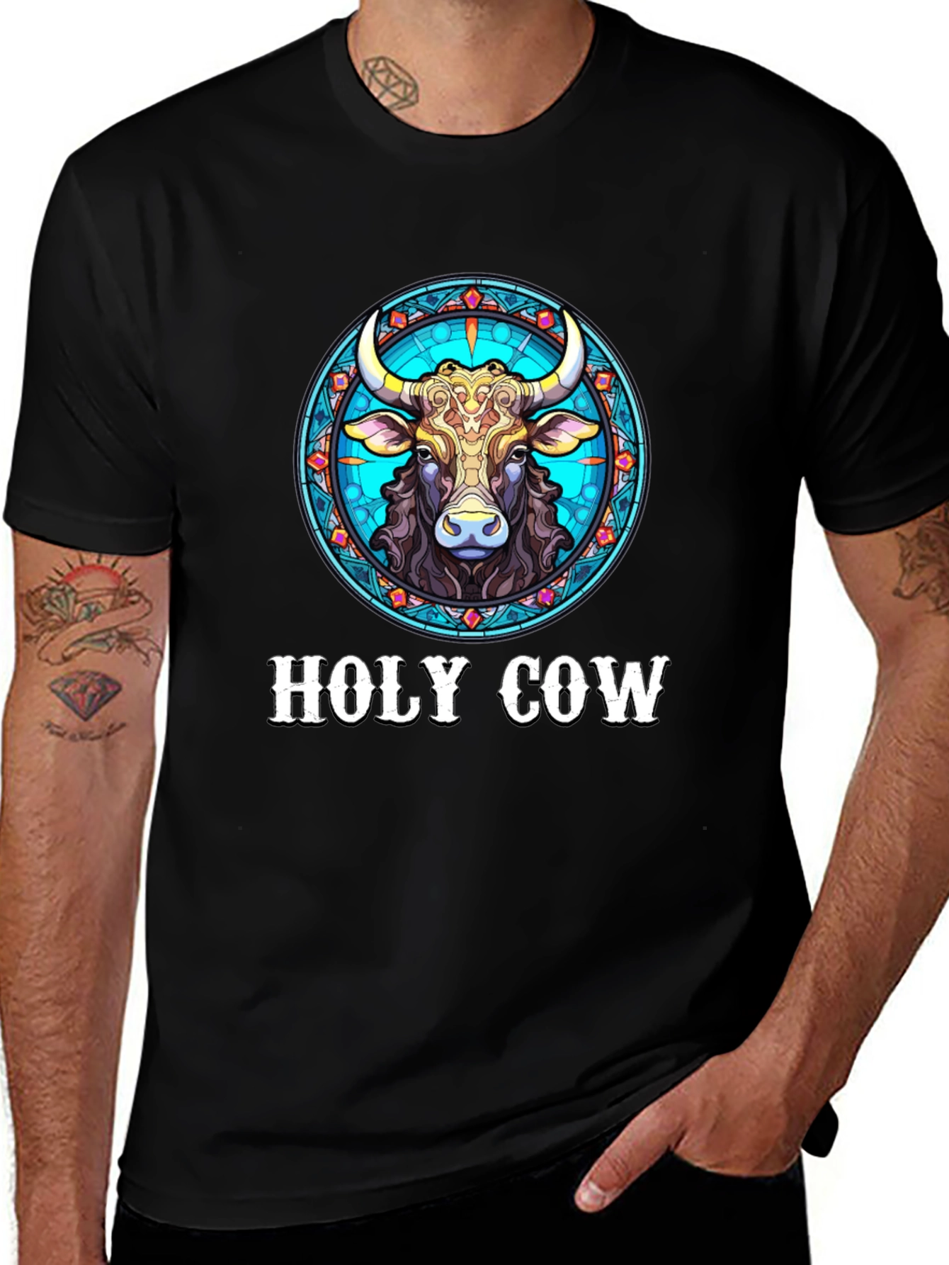 Holy Cow T-Shirt: Zodiac Taurus Design