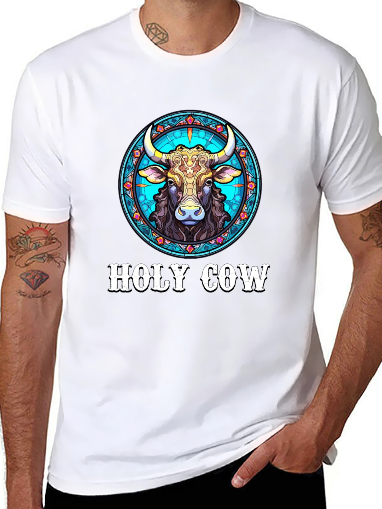 Holy Cow T-Shirt: Zodiac Taurus Design