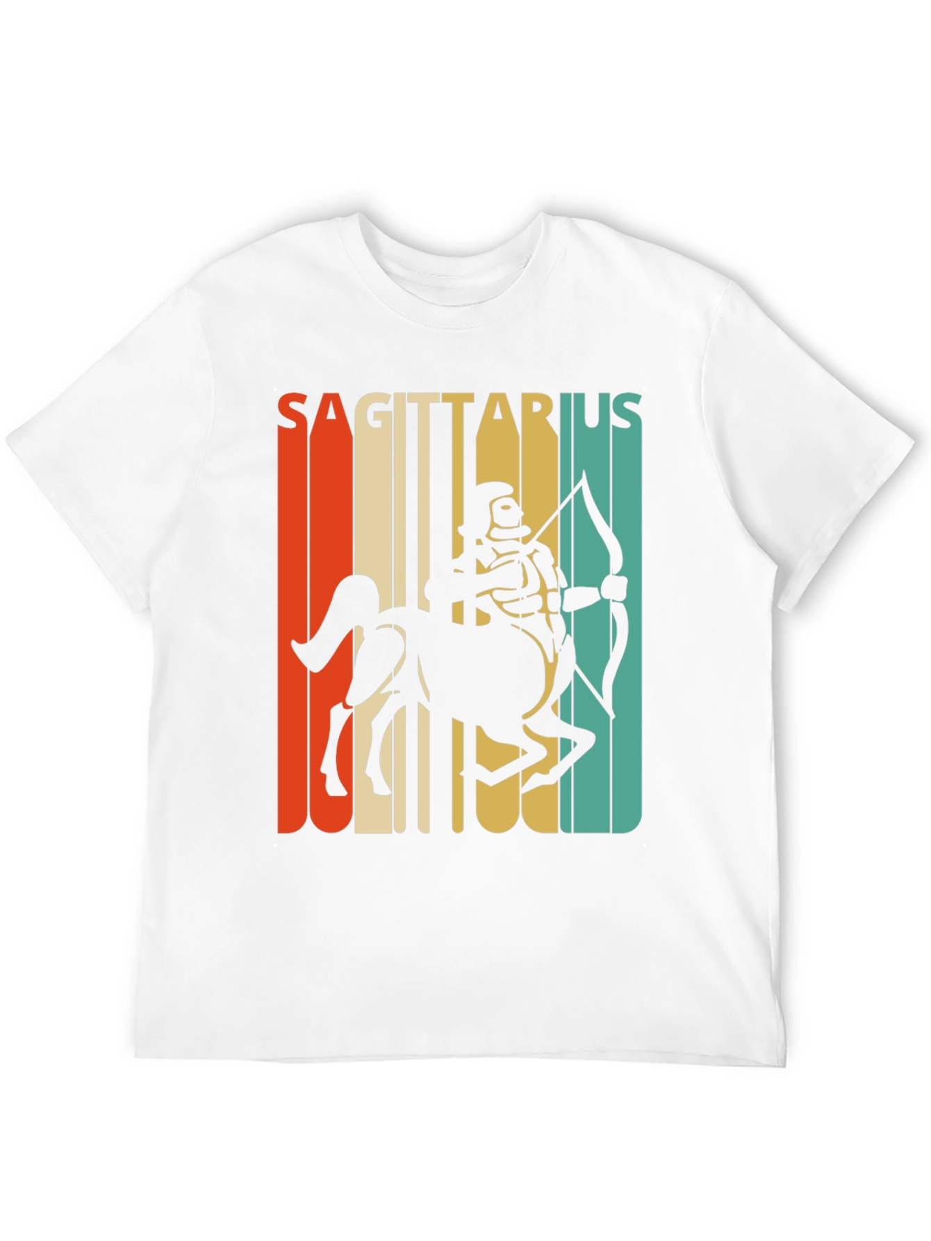 Sagittarius Zodiac T-Shirt Retro Design
