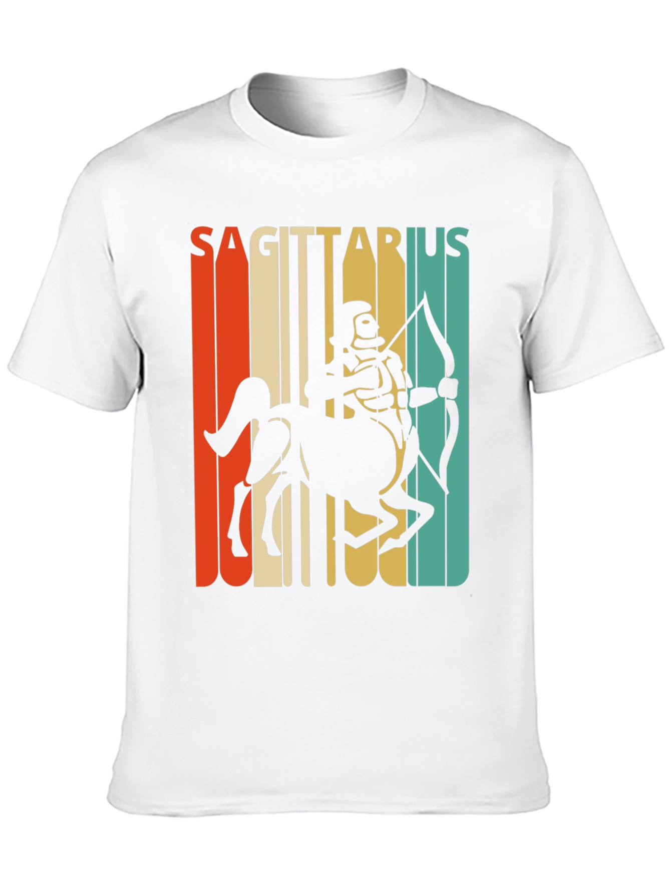 Sagittarius Zodiac T-Shirt Retro Design