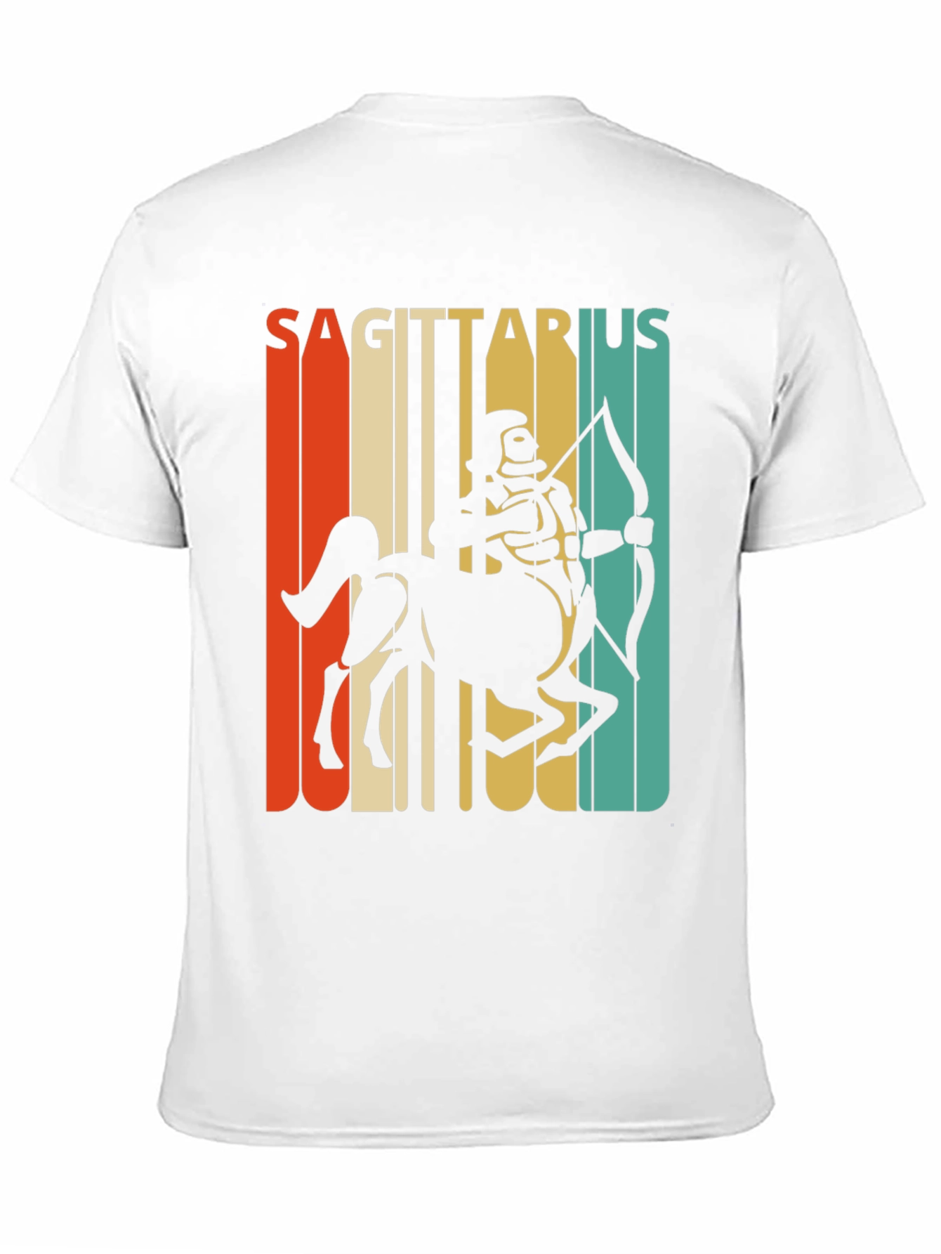 Sagittarius Zodiac T-Shirt Retro Design