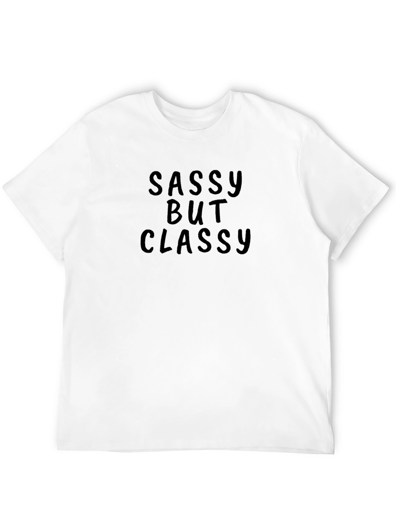 Sassy But Classy Black Graphic Tee