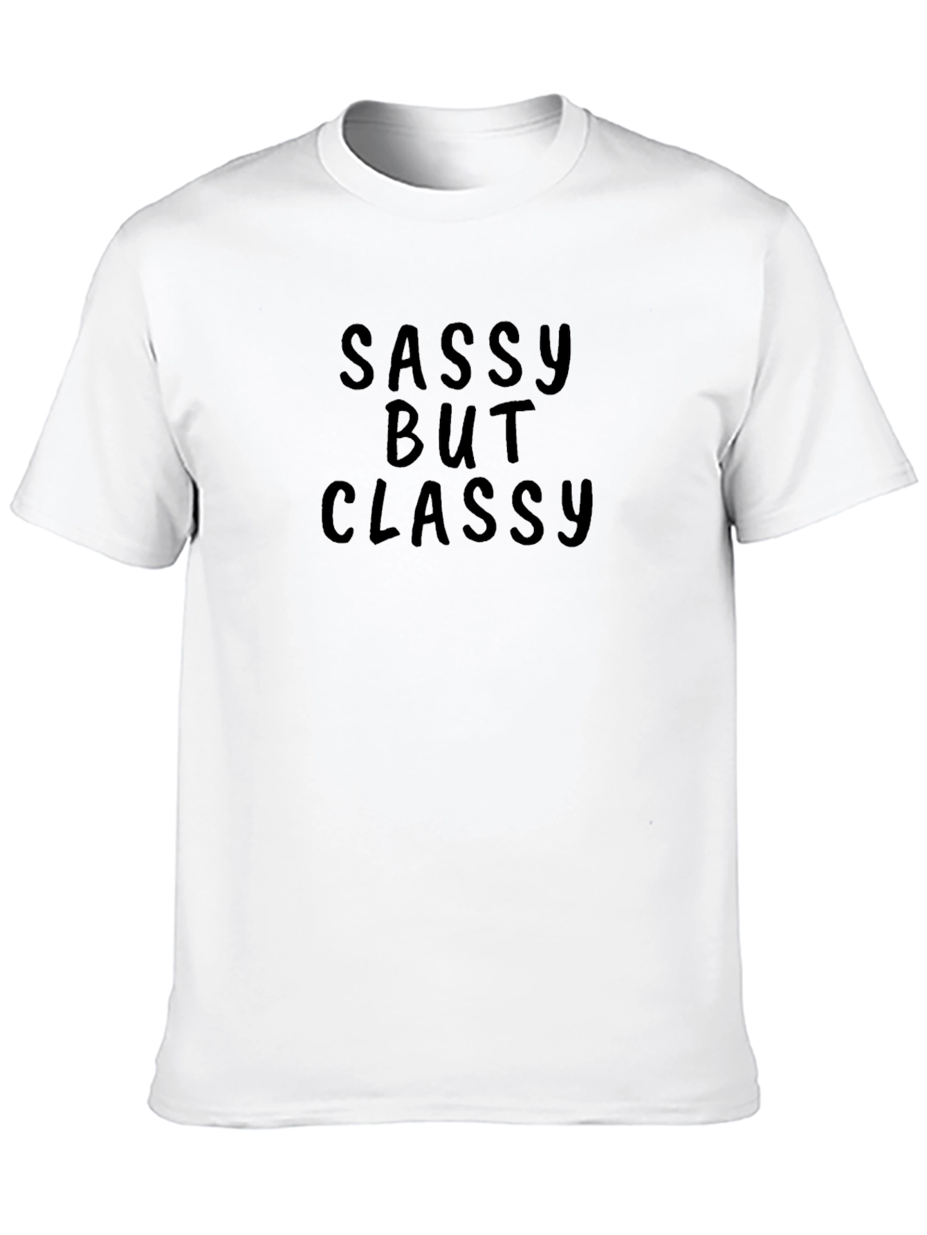 Sassy But Classy Black Graphic Tee