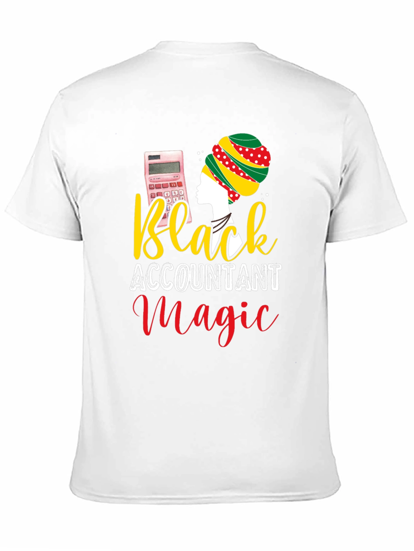 Black Accountant Magic T-Shirt