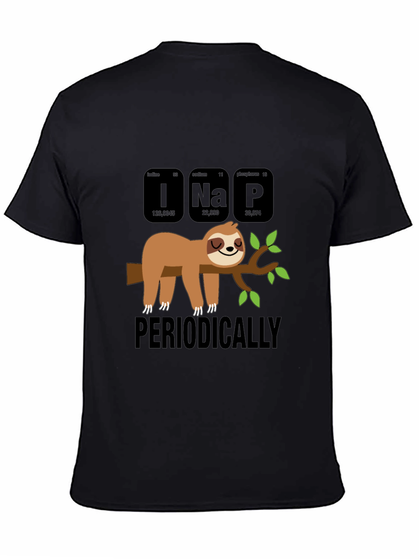 Periodically Nap T-Shirt - Funny Sloth Chemistry Tee