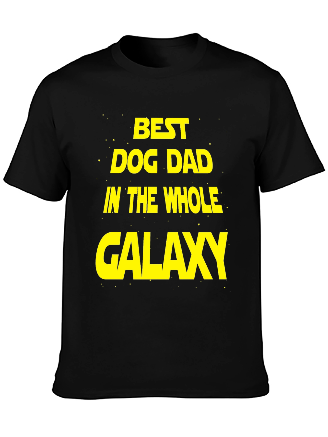 Best Dog Dad Galaxy T-Shirt