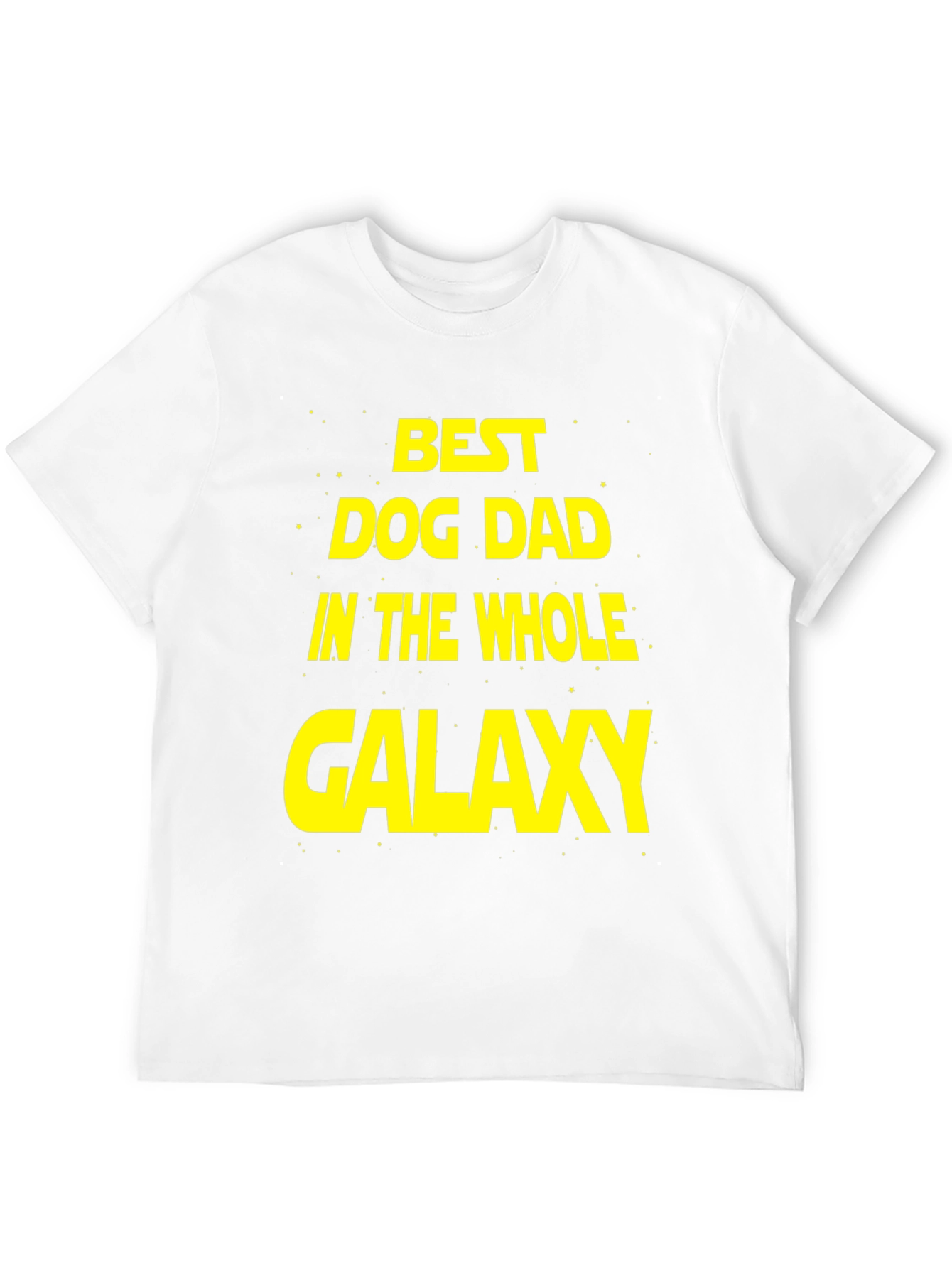 Best Dog Dad Galaxy T-Shirt