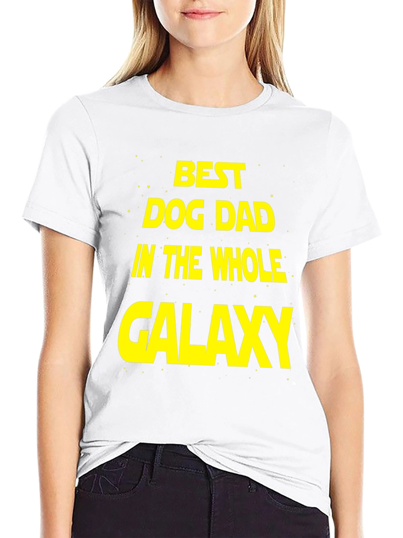 Best Dog Dad Galaxy T-Shirt