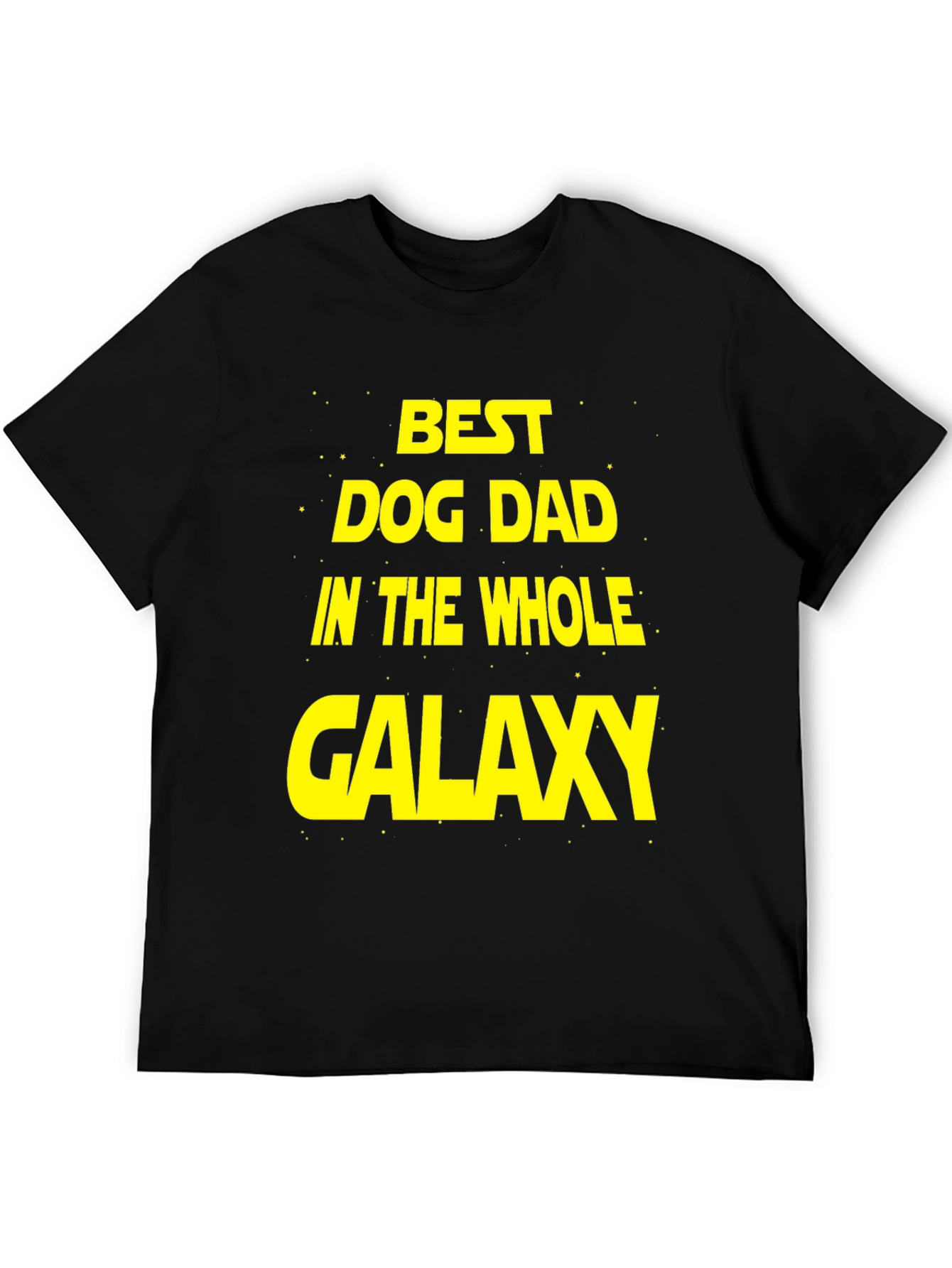 Best Dog Dad Galaxy T-Shirt