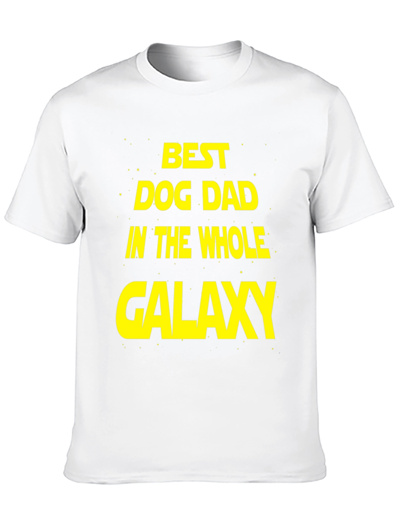 Best Dog Dad Galaxy T-Shirt