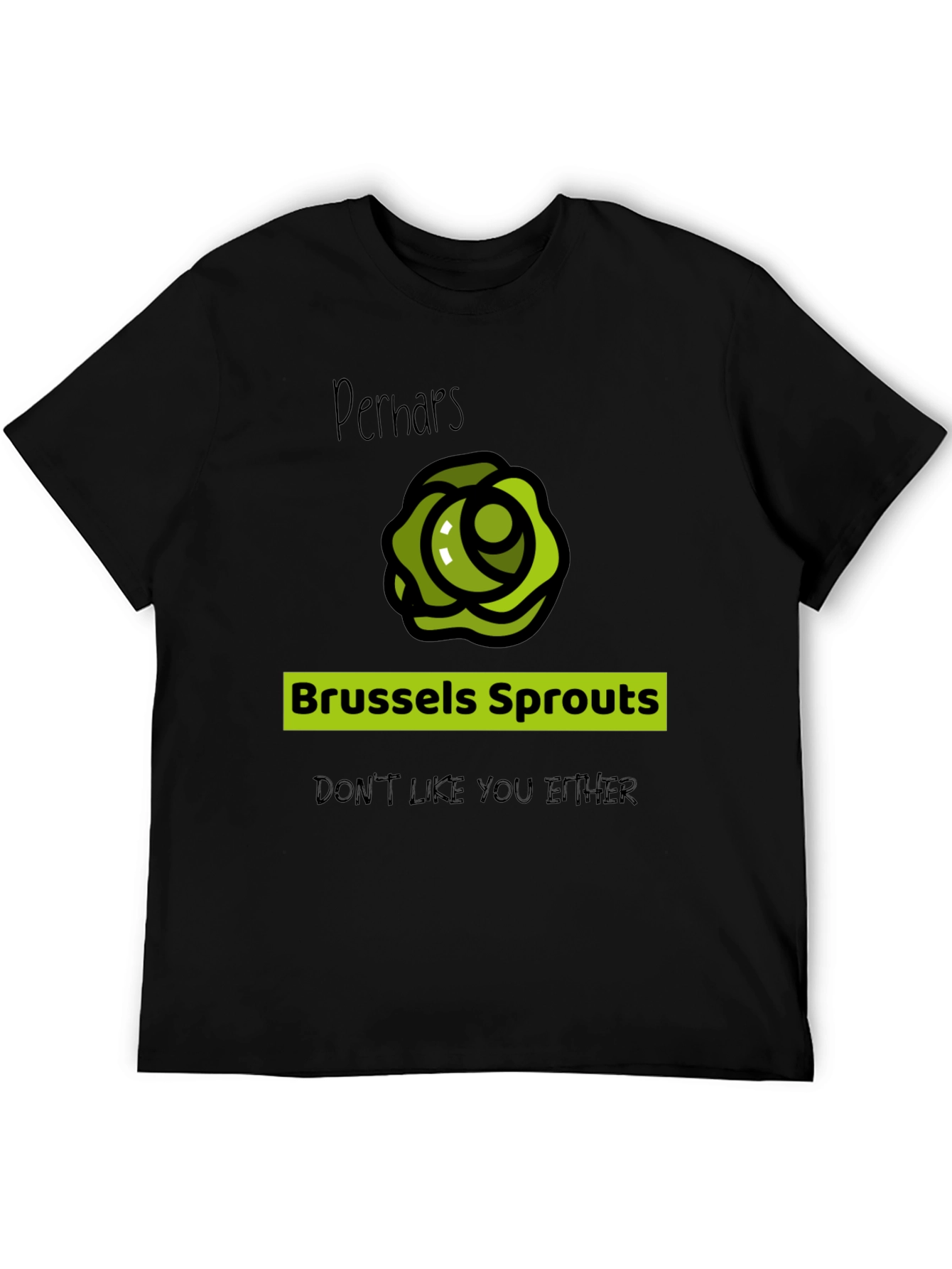 Brussels Sprouts Graphic Tee - Humorous Vegetable Shirt