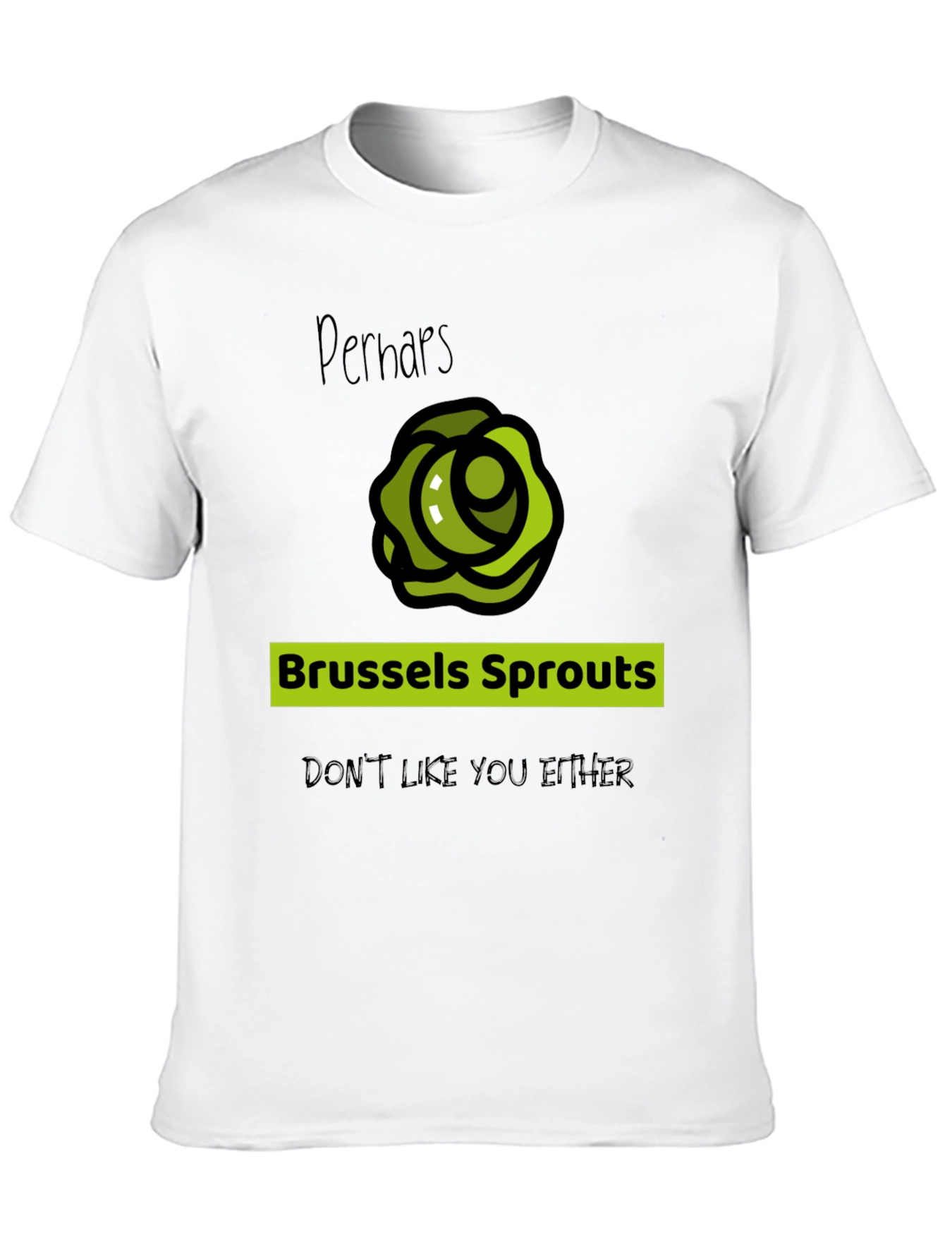 Brussels Sprouts Graphic Tee - Humorous Vegetable Shirt