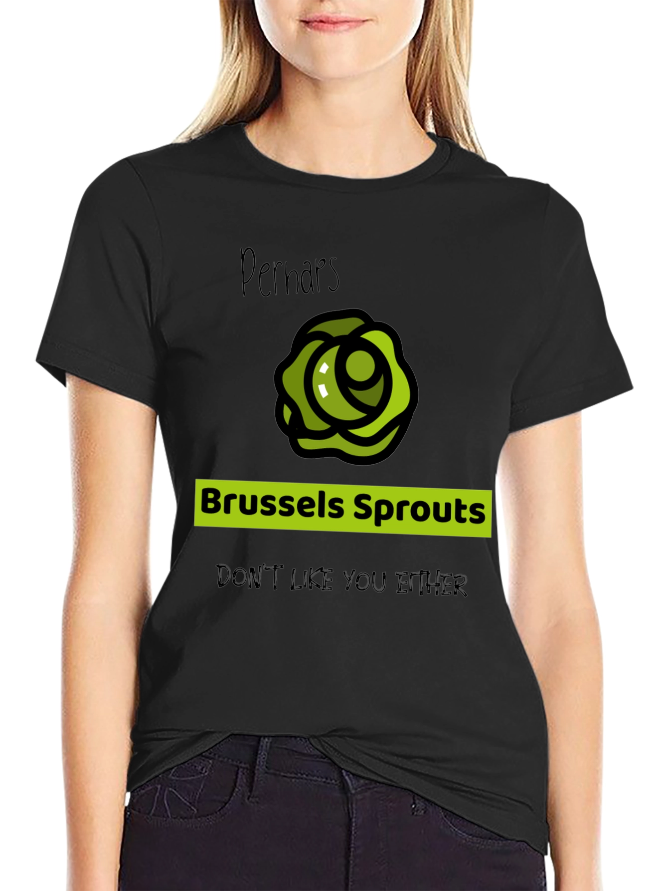 Brussels Sprouts Graphic Tee - Humorous Vegetable Shirt
