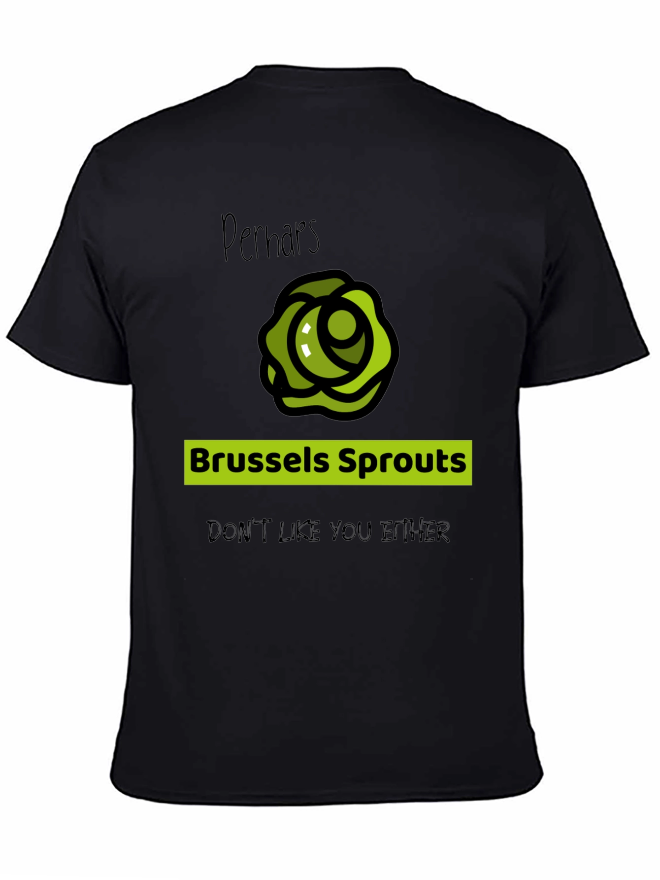 Brussels Sprouts Graphic Tee - Humorous Vegetable Shirt