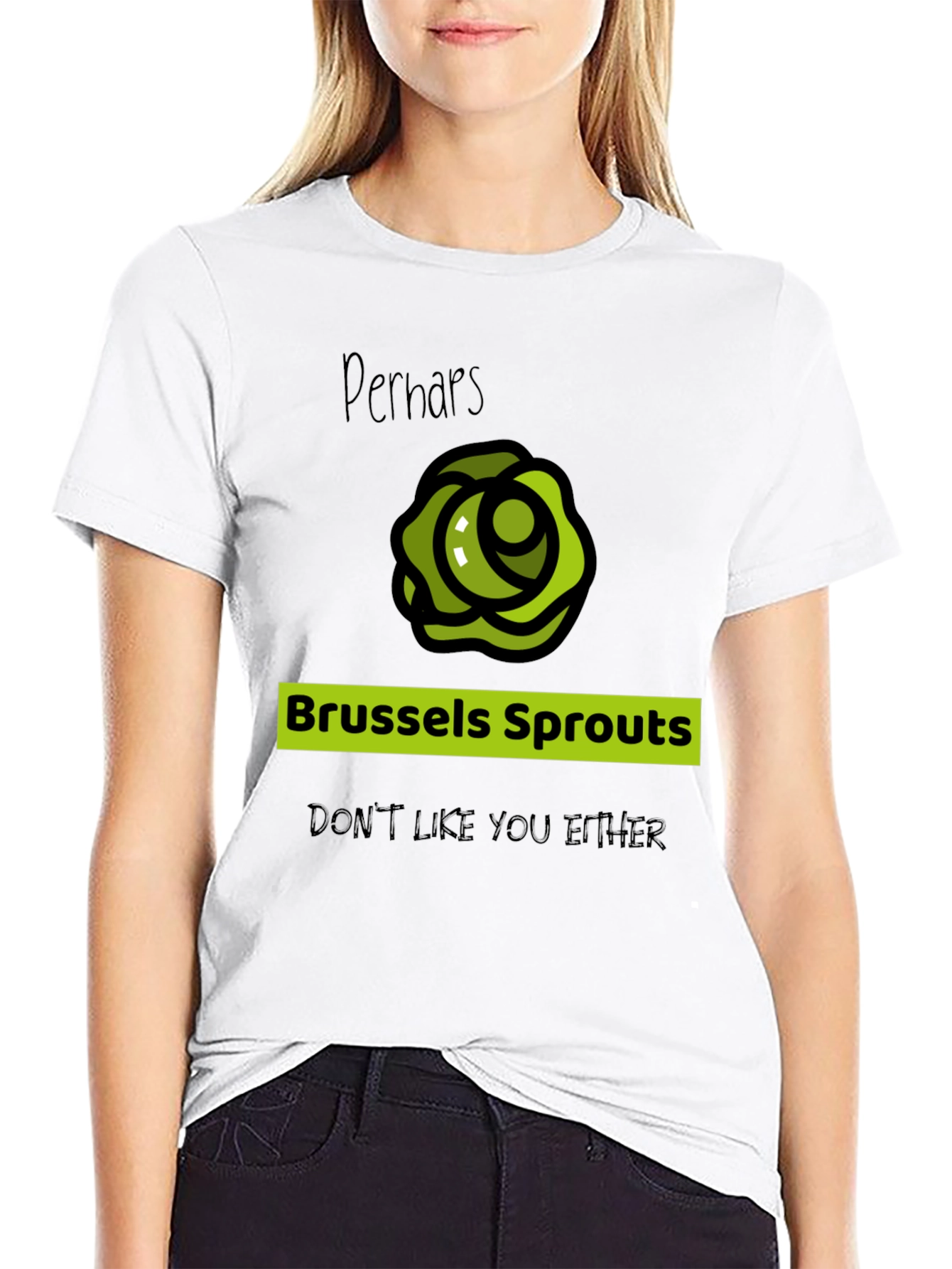 Brussels Sprouts Graphic Tee - Humorous Vegetable Shirt
